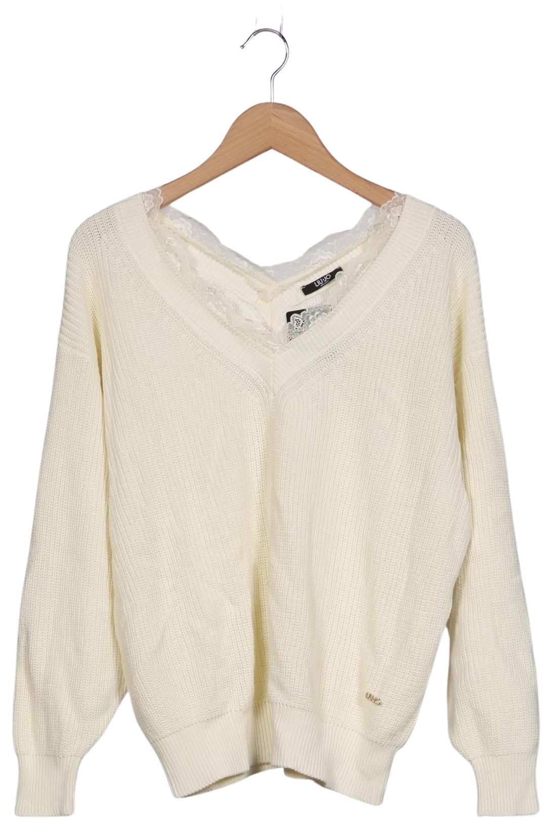 

LIU JO Damen Pullover, cremeweiß, Gr. 40