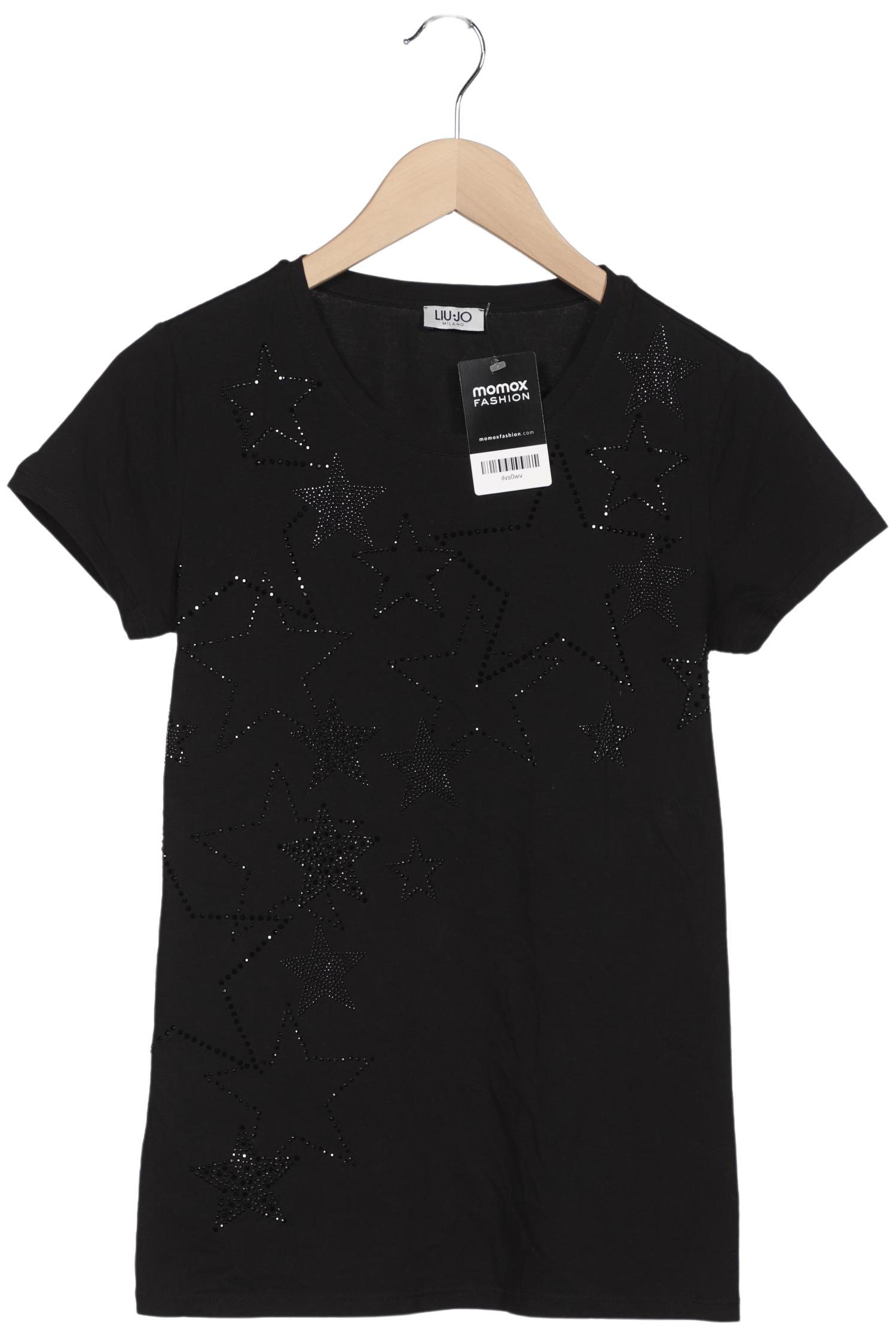 

LIU JO Damen T-Shirt, schwarz, Gr. 38