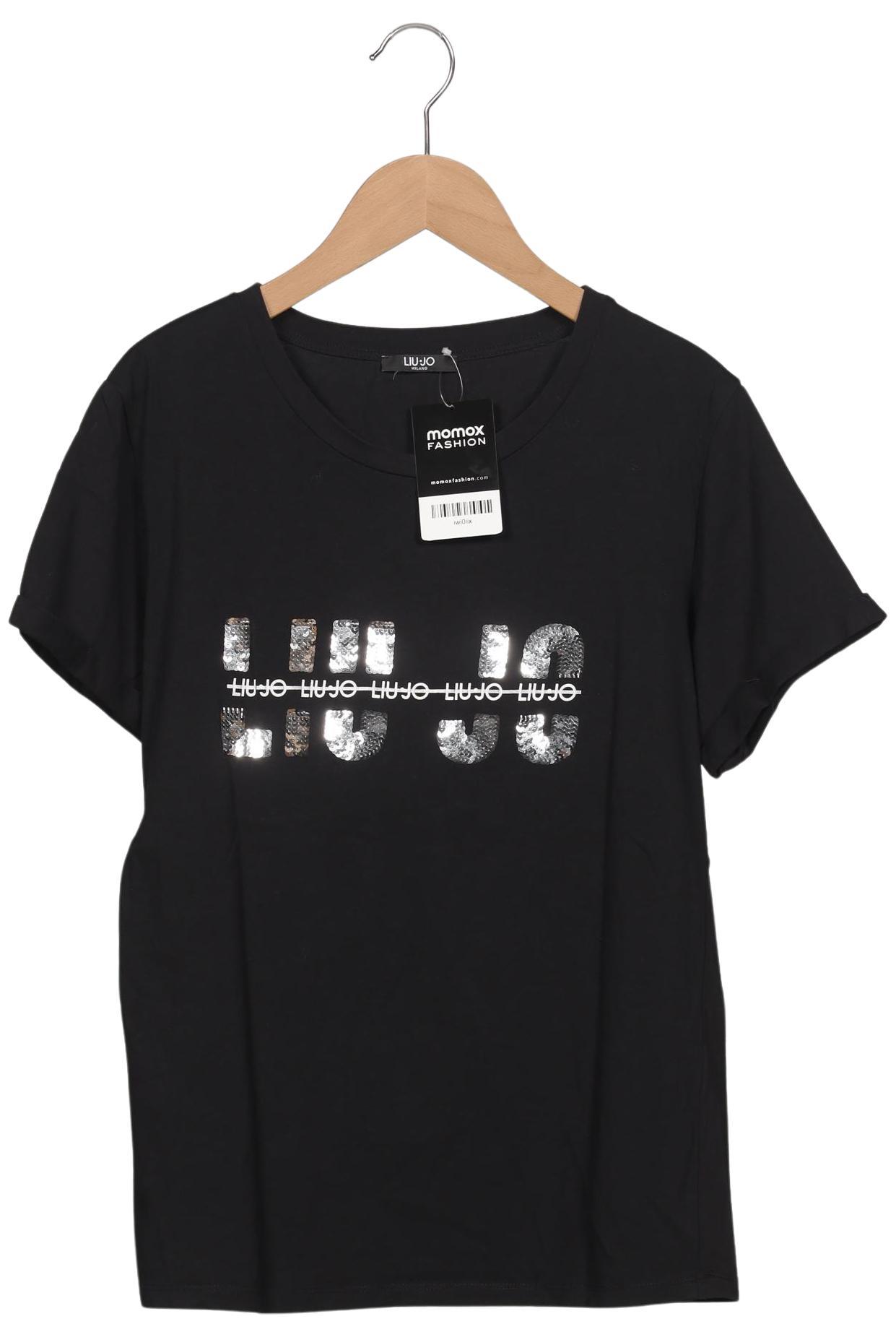 

LIU JO Damen T-Shirt, schwarz, Gr. 42