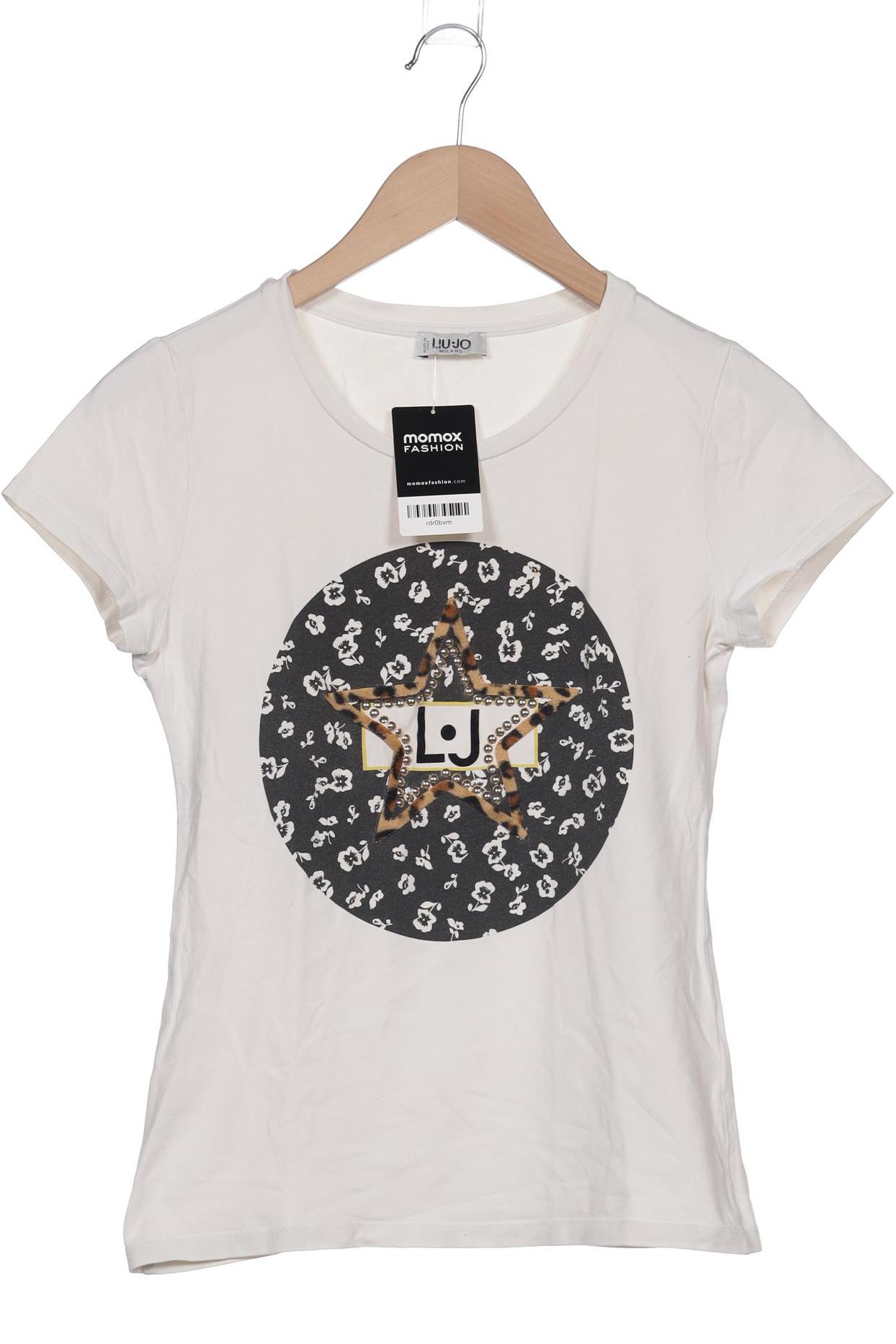 

LIU JO Damen T-Shirt, cremeweiß, Gr. 38