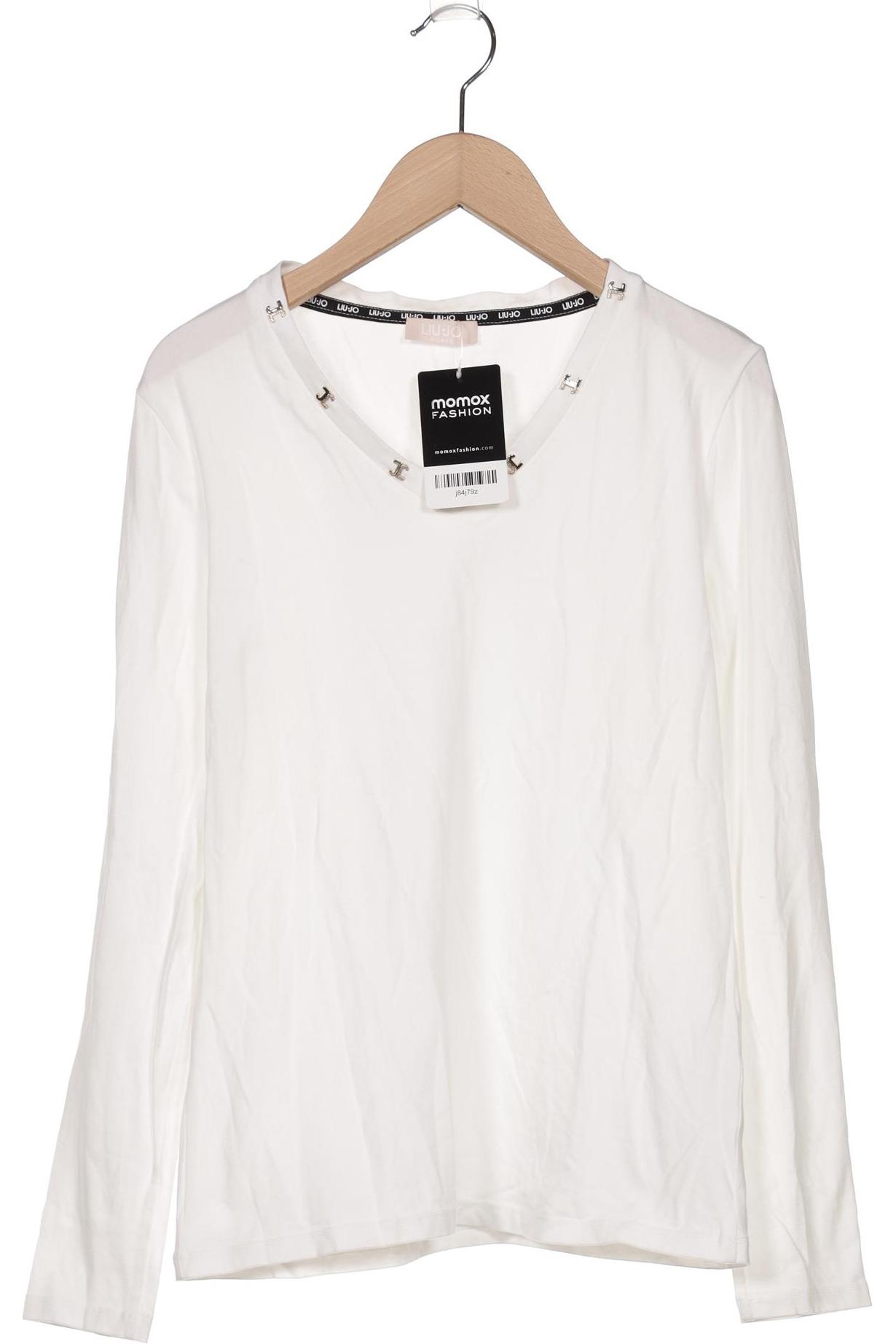 

LIU JO Damen Langarmshirt, weiß, Gr. 34