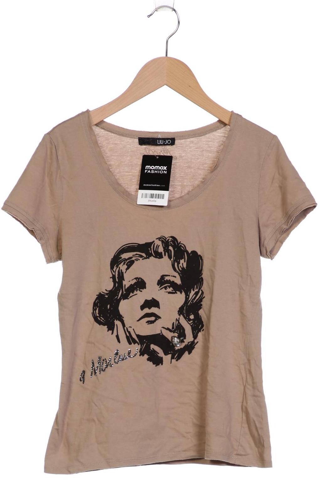 

LIU JO Damen T-Shirt, beige, Gr. 42