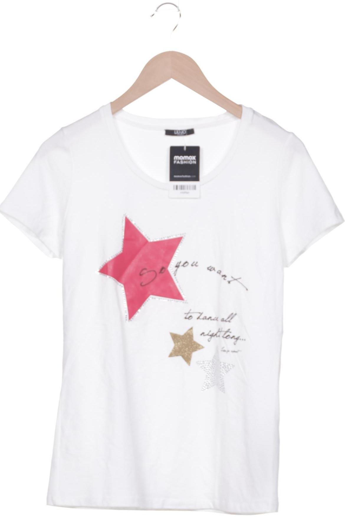 

LIU JO Damen T-Shirt, weiß, Gr. 38