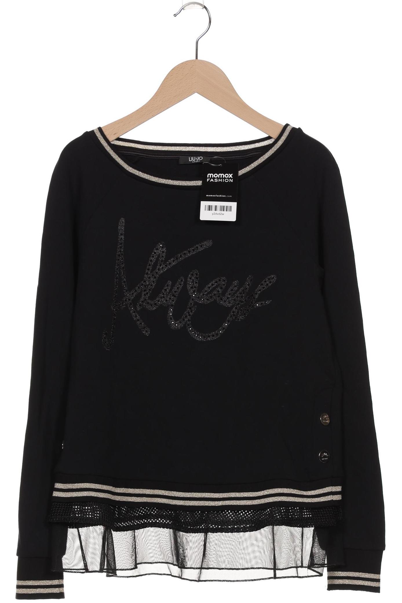 

LIU JO Damen Sweatshirt, schwarz, Gr. 34