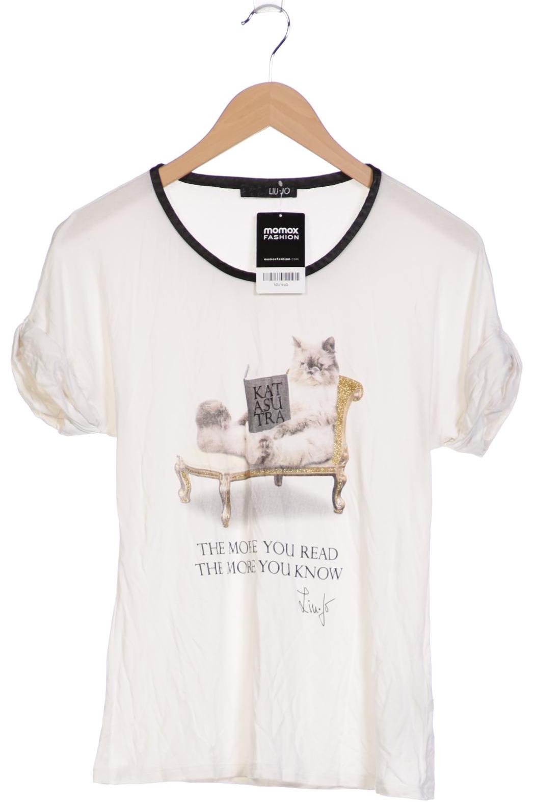 

LIU JO Damen T-Shirt, weiß, Gr. 42