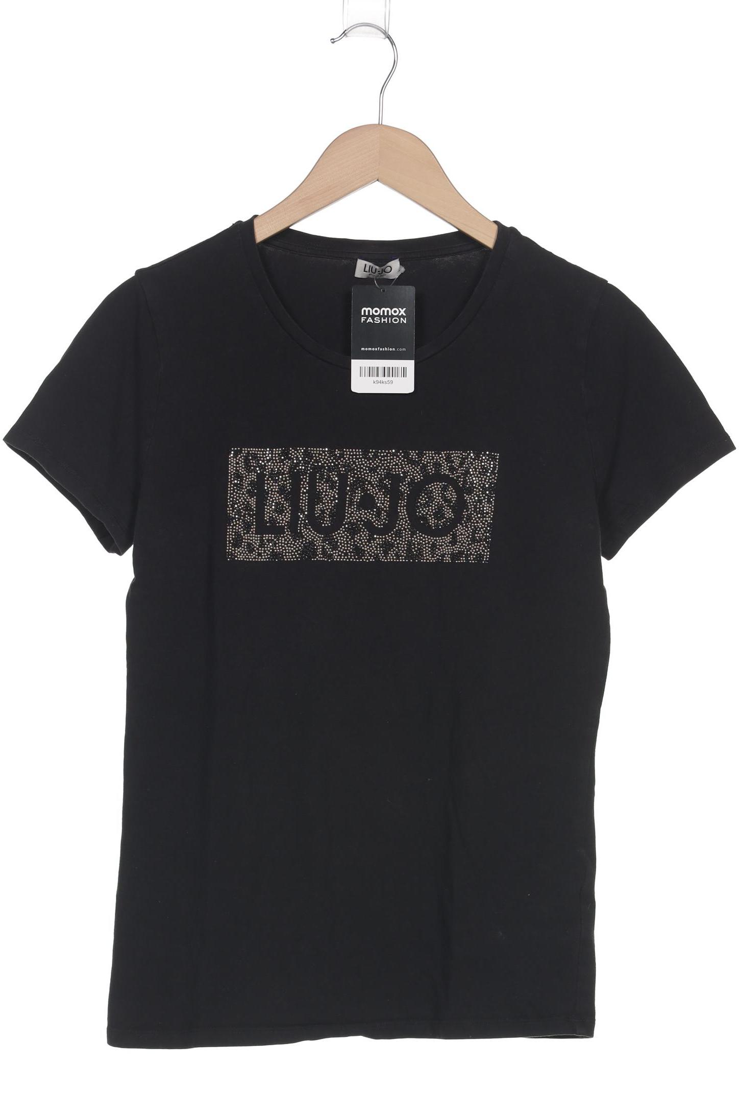 

LIU JO Damen T-Shirt, schwarz, Gr. 38