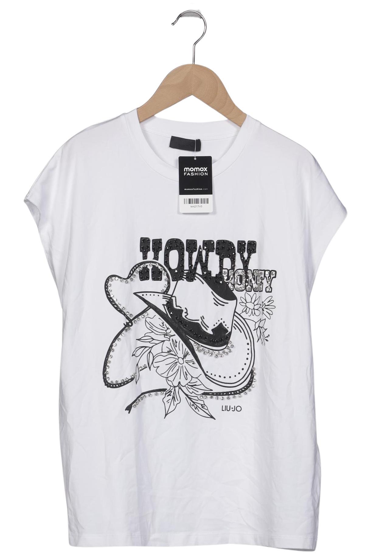 

LIU JO Damen T-Shirt, weiß, Gr. 38