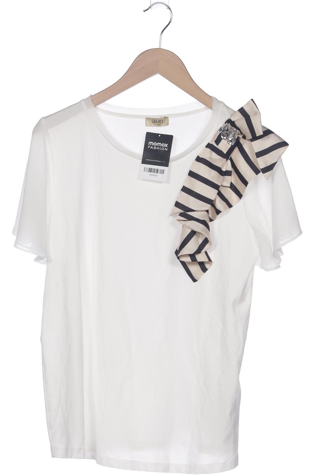 

LIU JO Damen T-Shirt, cremeweiß, Gr. 46