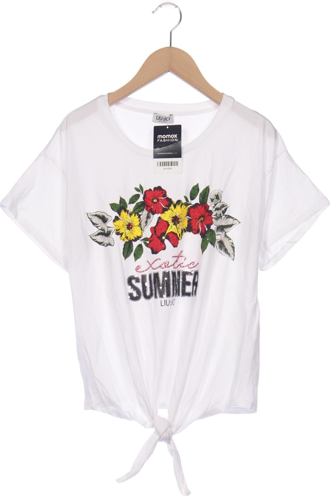 

LIU JO Damen T-Shirt, weiß, Gr. 38