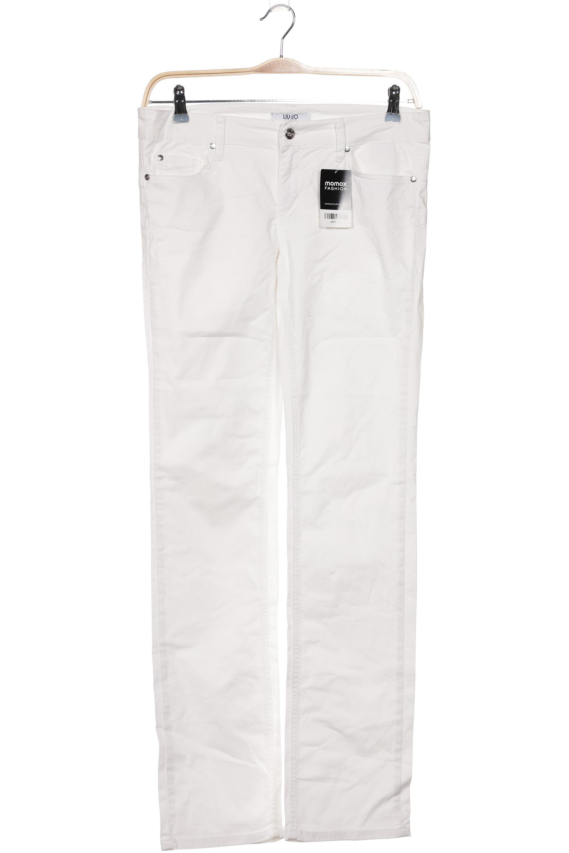 

LIU JO Damen Stoffhose, weiß, Gr. 31