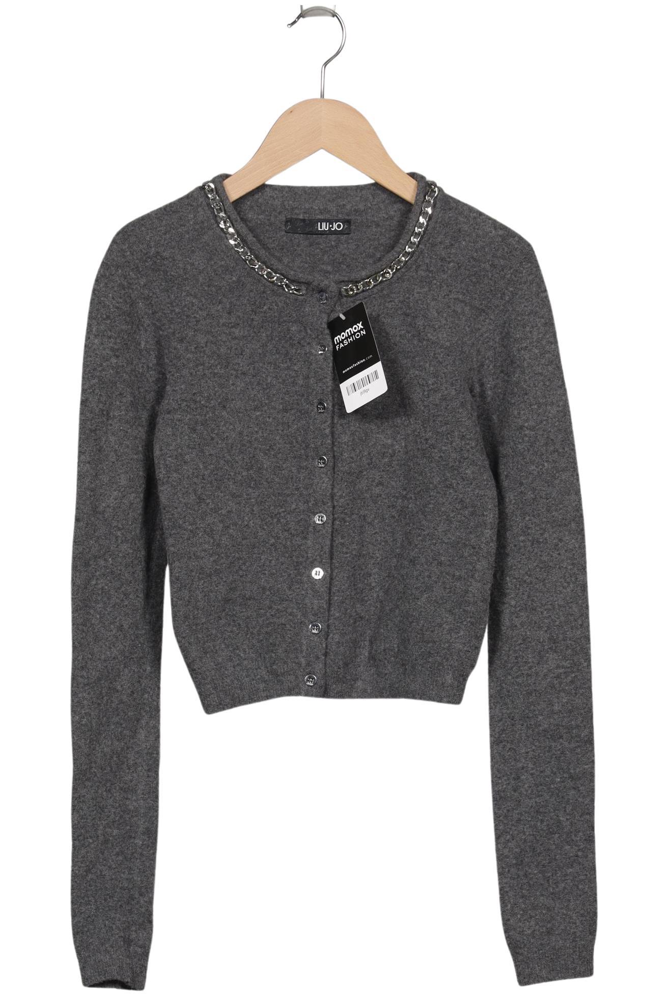 

LIU JO Damen Strickjacke, grau, Gr. 40