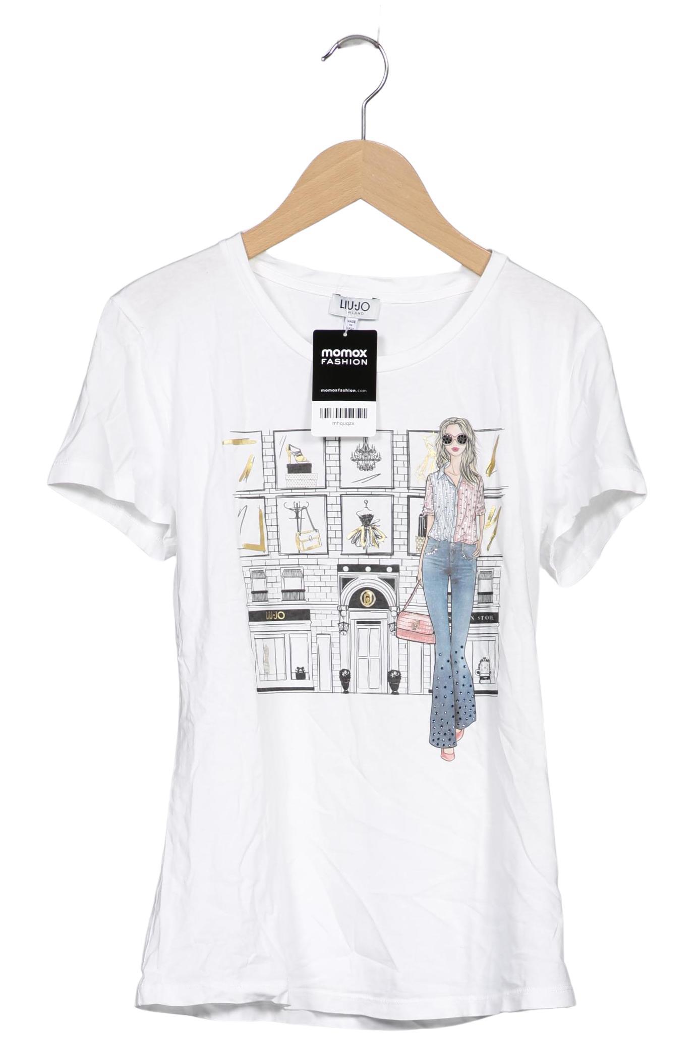 

LIU JO Damen T-Shirt, weiß, Gr. 38