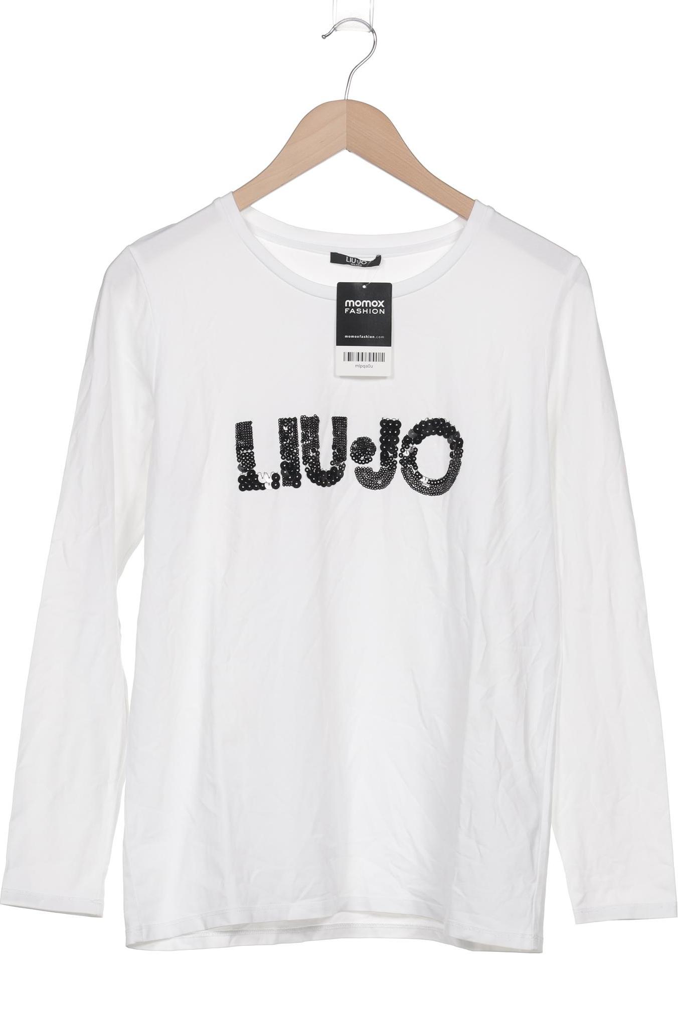 

LIU JO Damen Langarmshirt, weiß, Gr. 38