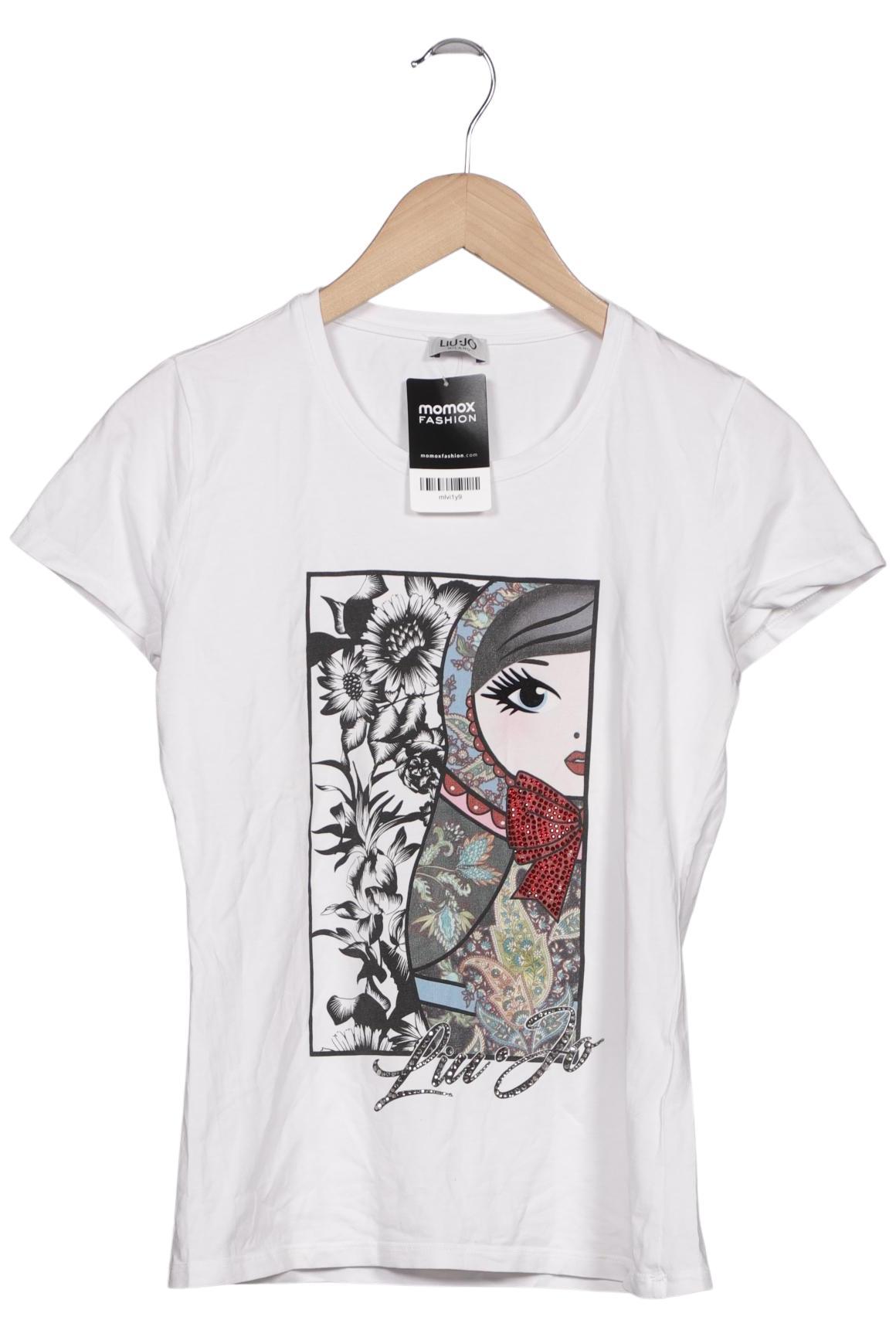 

LIU JO Damen T-Shirt, weiß, Gr. 34