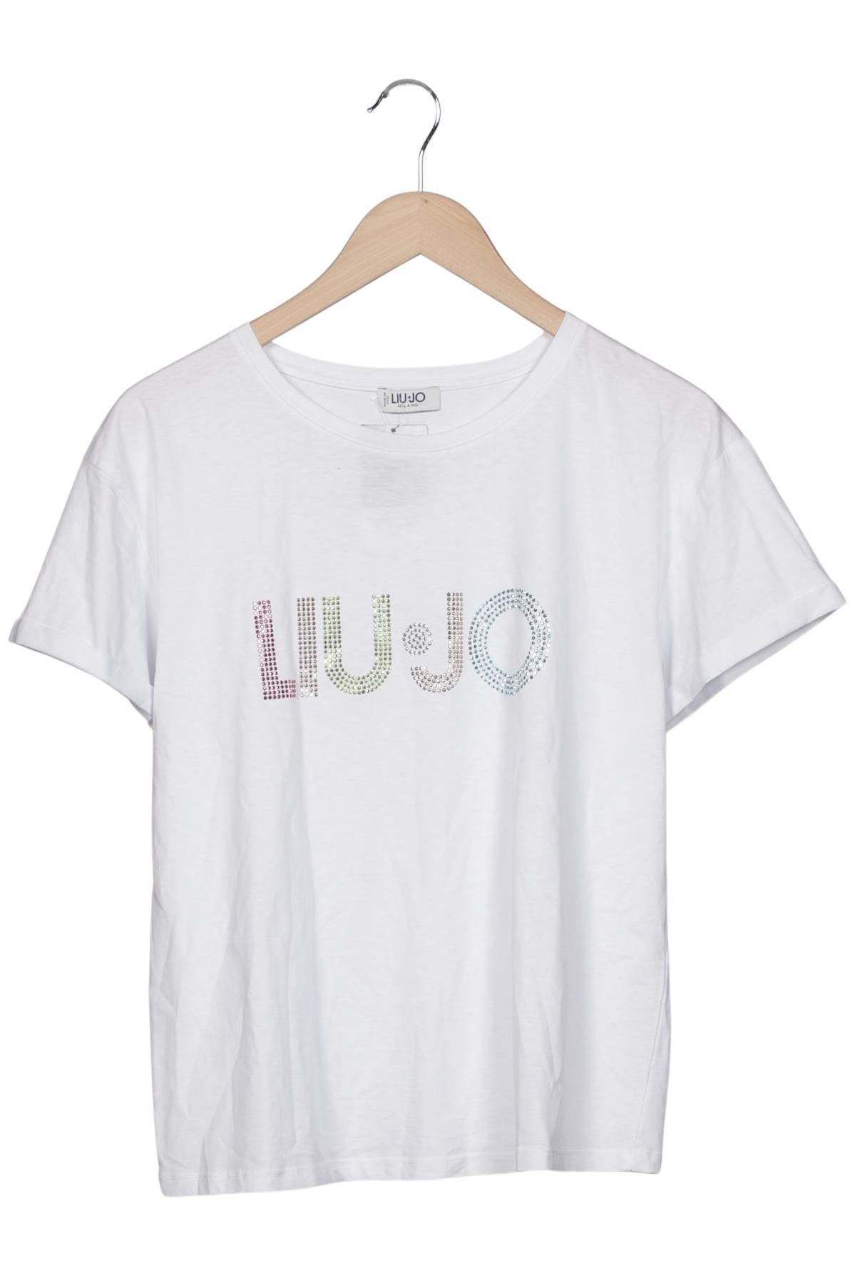 

LIU JO Damen T-Shirt, weiß, Gr. 42