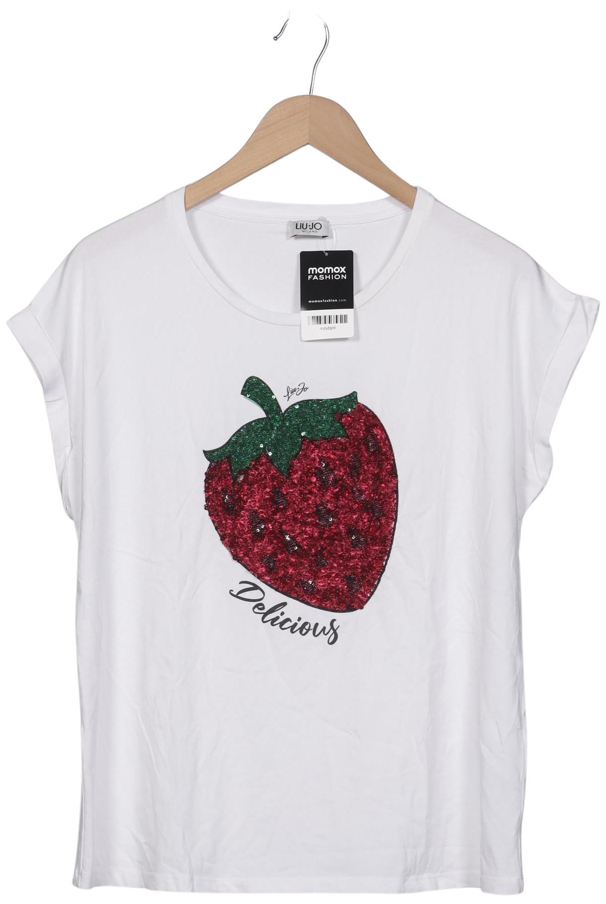 

LIU JO Damen T-Shirt, weiß, Gr. 44