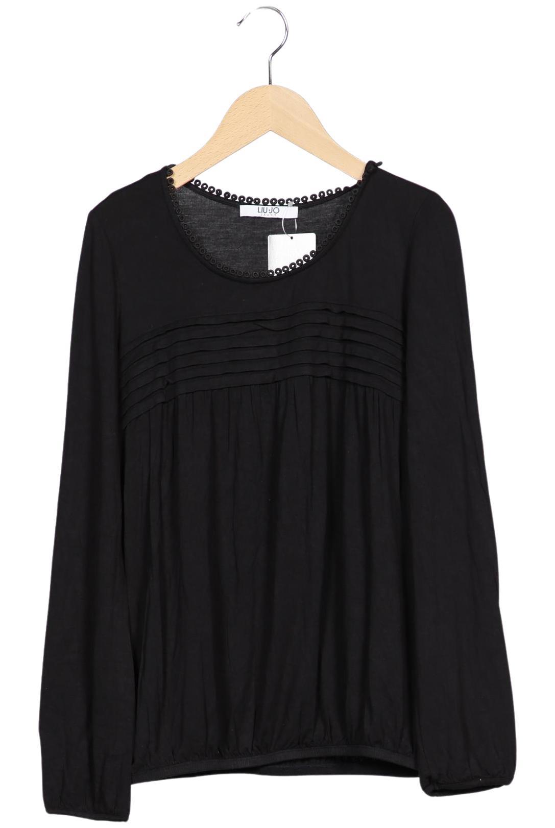 

LIU JO Damen Langarmshirt, schwarz, Gr. 38