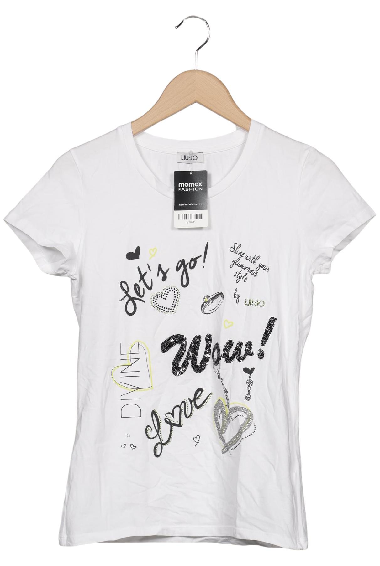 

LIU JO Damen T-Shirt, weiß, Gr. 36