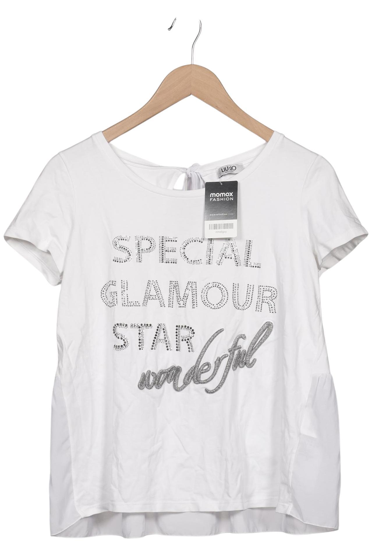 

LIU JO Damen T-Shirt, weiß, Gr. 38