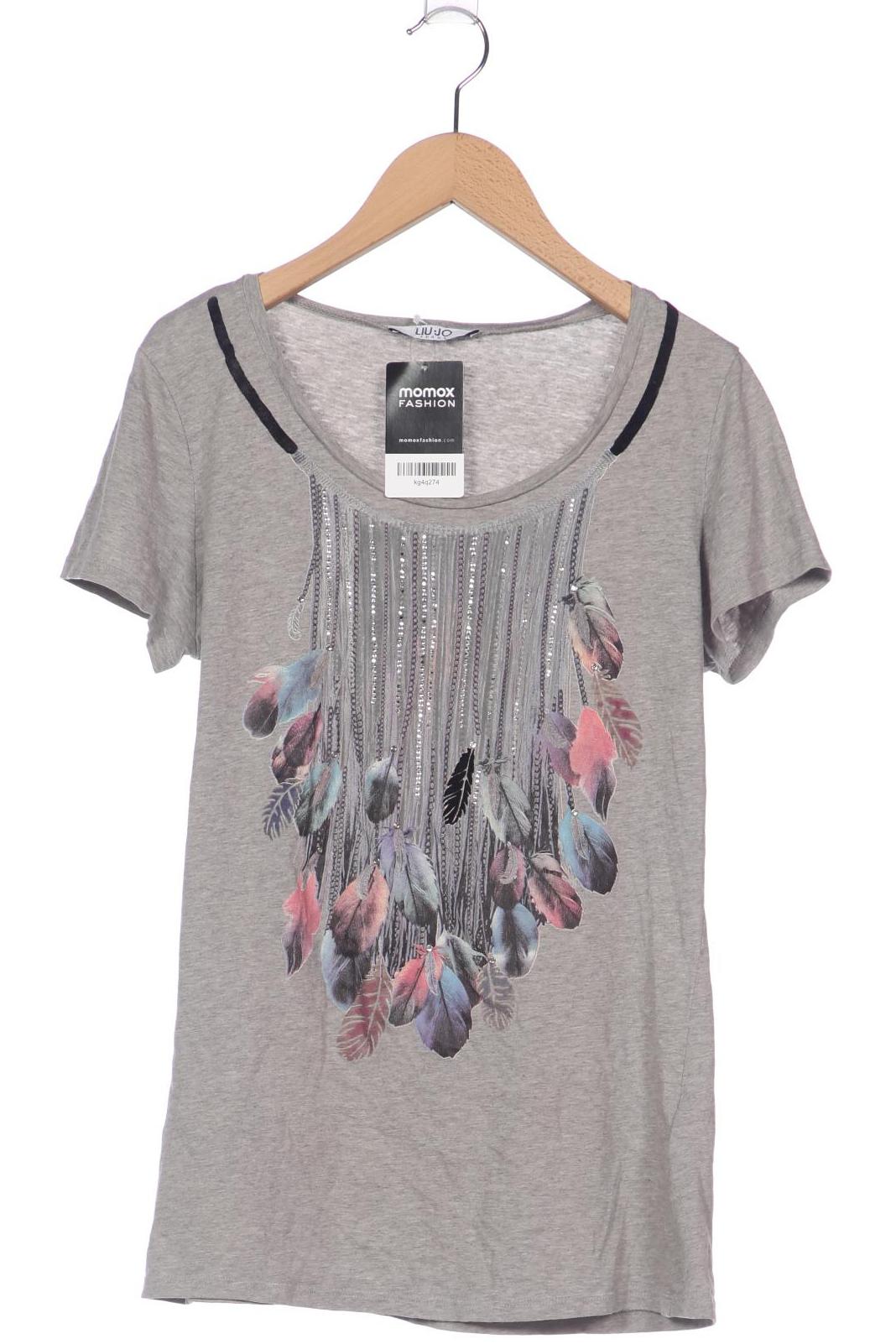 

LIU JO Damen T-Shirt, grau, Gr. 42