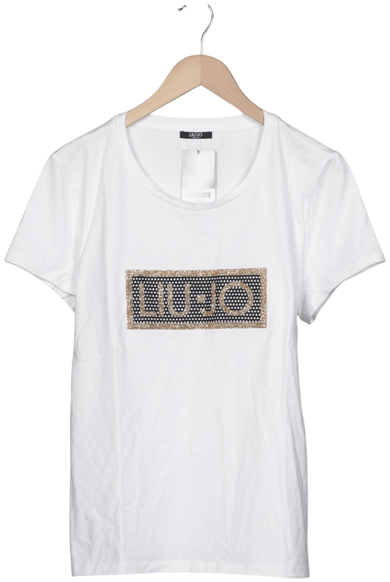

LIU JO Damen T-Shirt, weiß, Gr. 46