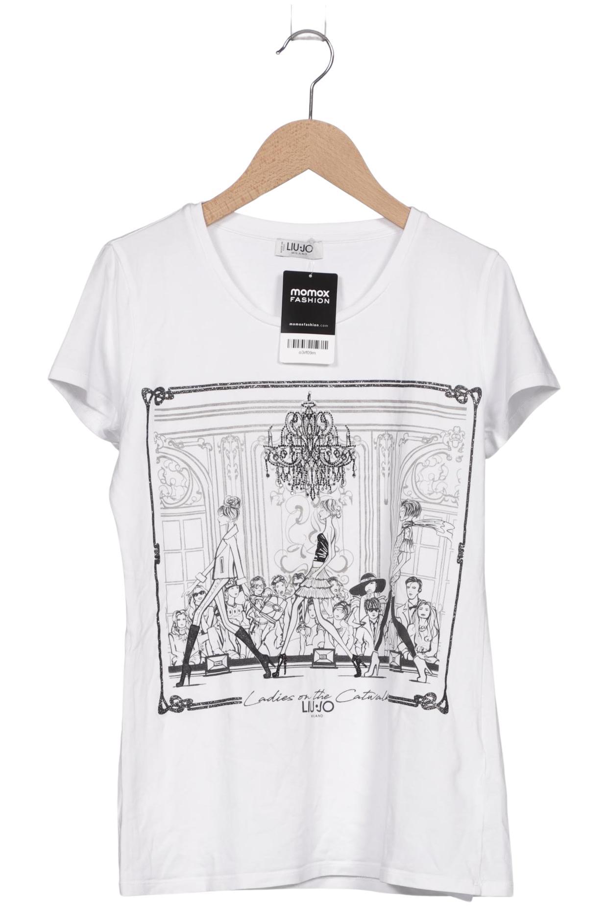 

LIU JO Damen T-Shirt, weiß, Gr. 36