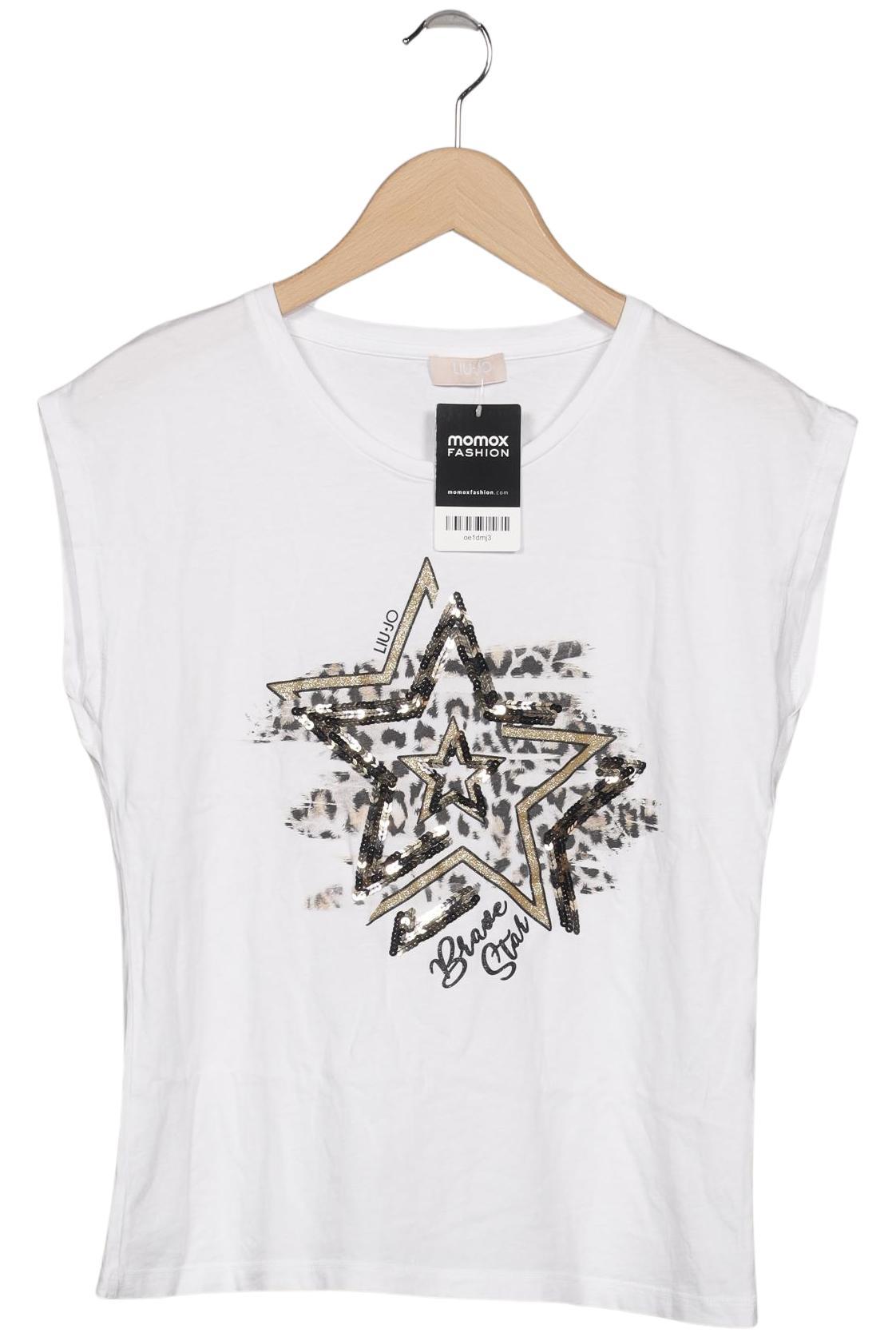 

LIU JO Damen T-Shirt, weiß, Gr. 36