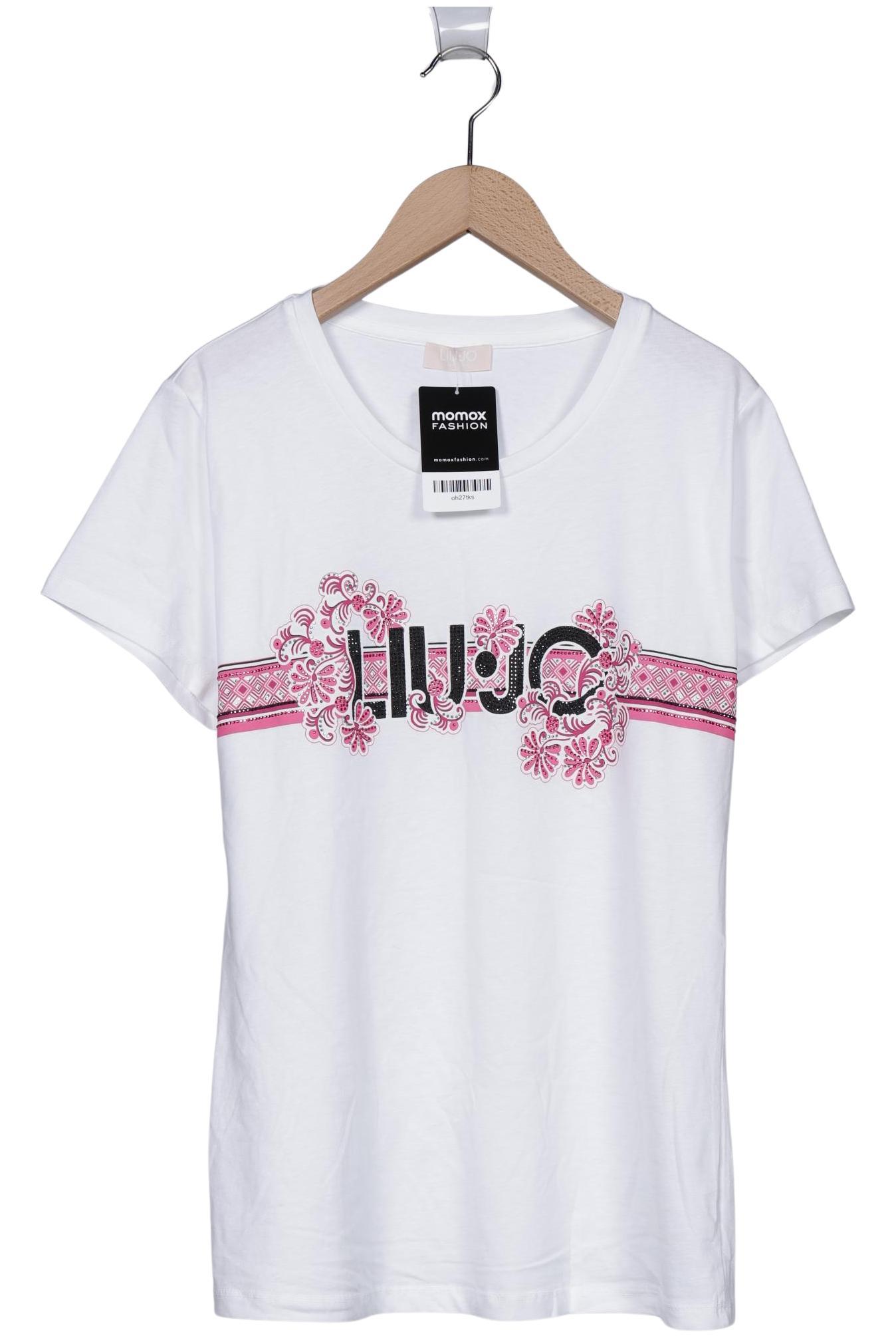 

LIU JO Damen T-Shirt, weiß, Gr. 38