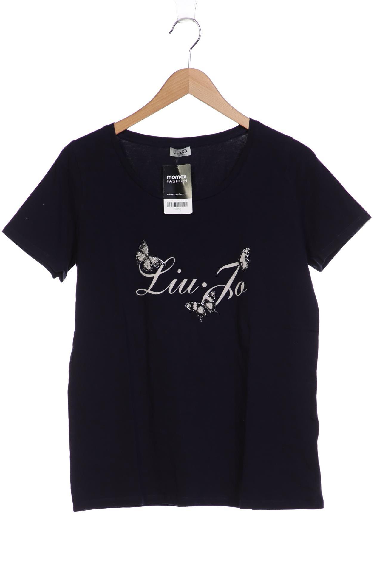 

LIU JO Damen T-Shirt, marineblau, Gr. 44