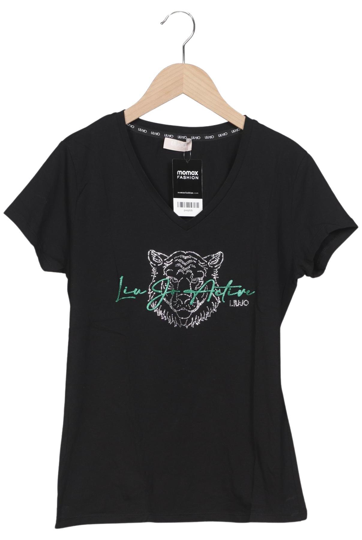 

LIU JO Damen T-Shirt, schwarz, Gr. 36