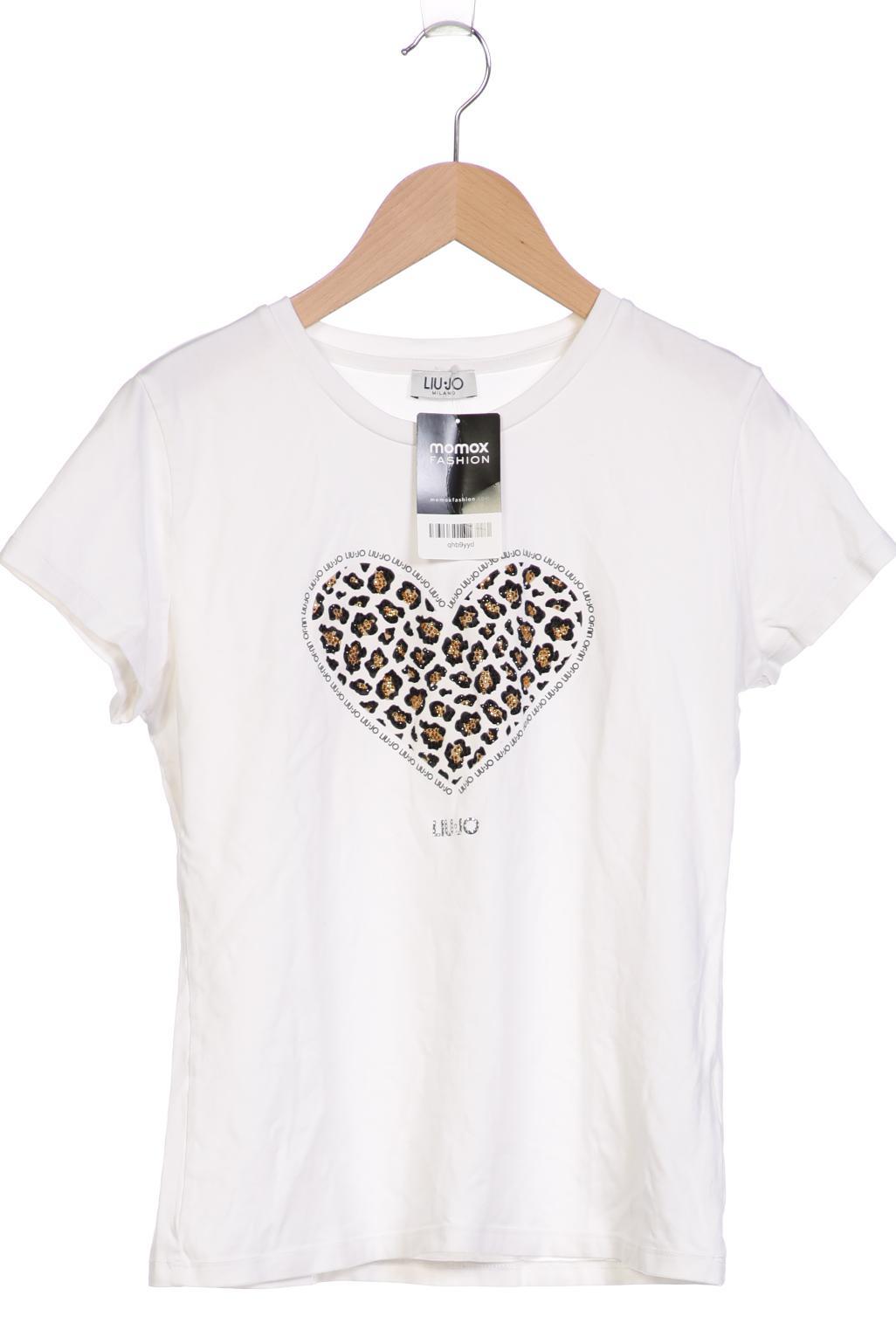 

LIU JO Damen T-Shirt, weiß, Gr. 38