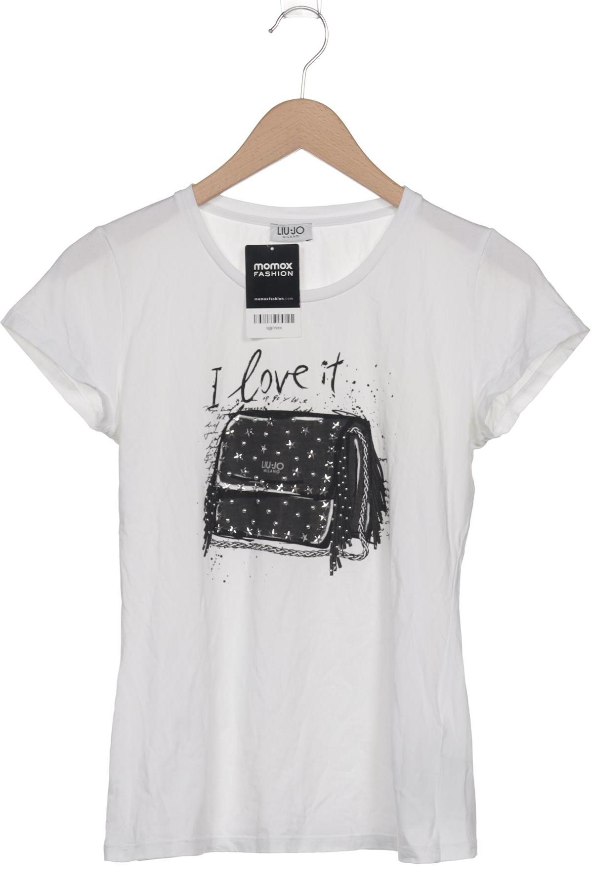 

LIU JO Damen T-Shirt, weiß, Gr. 36