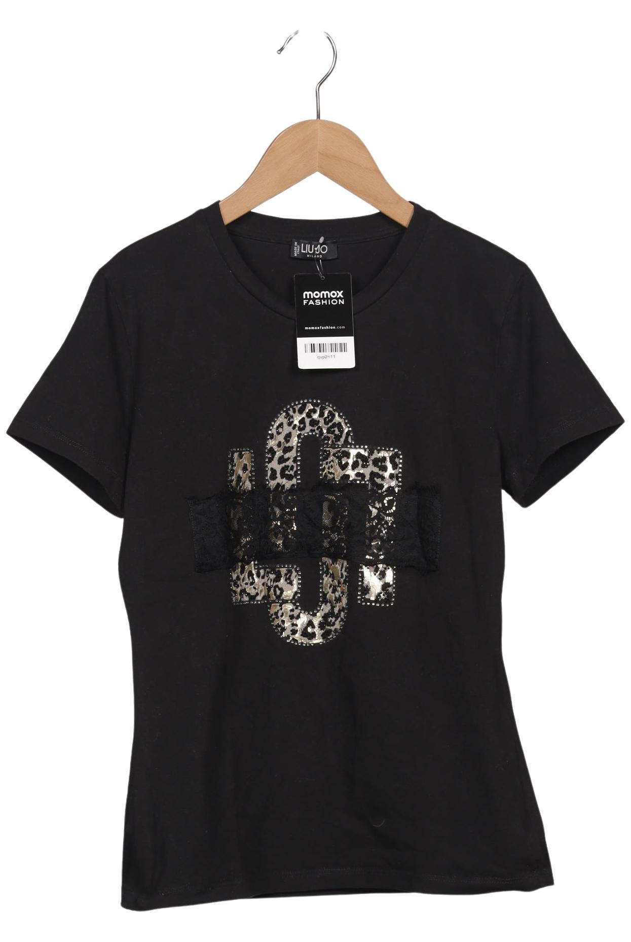 

LIU JO Damen T-Shirt, schwarz, Gr. 36