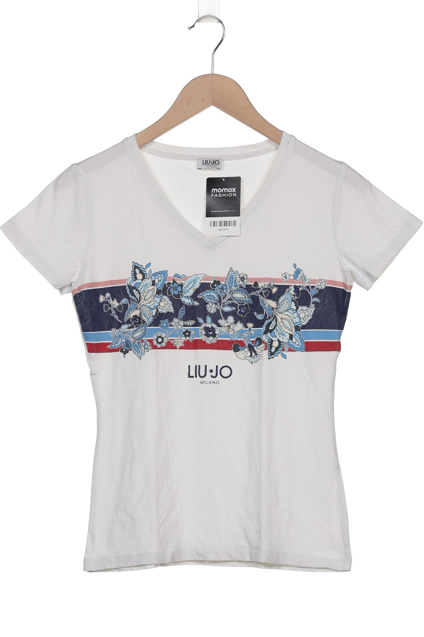 

LIU JO Damen T-Shirt, weiß, Gr. 38