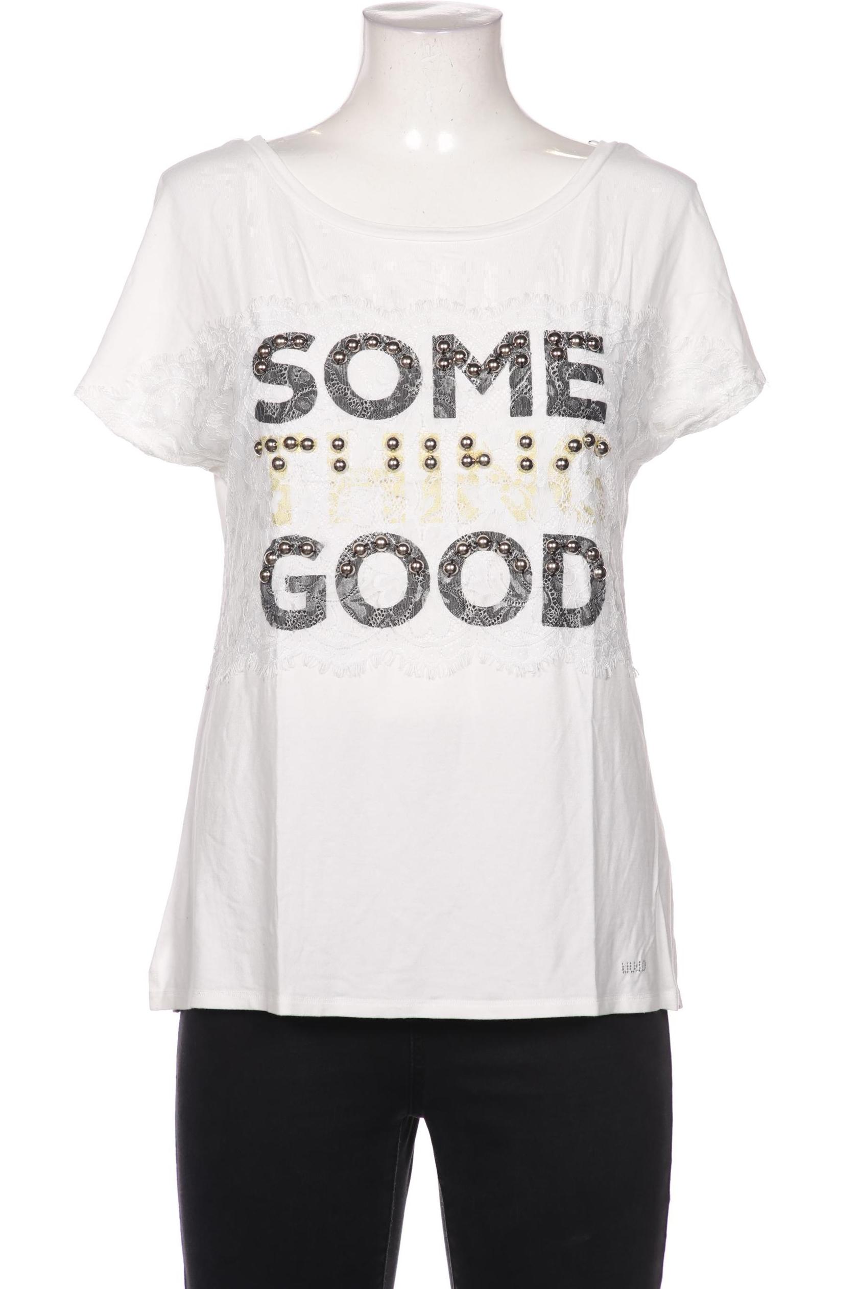 

LIU JO Damen T-Shirt, weiß, Gr. 42