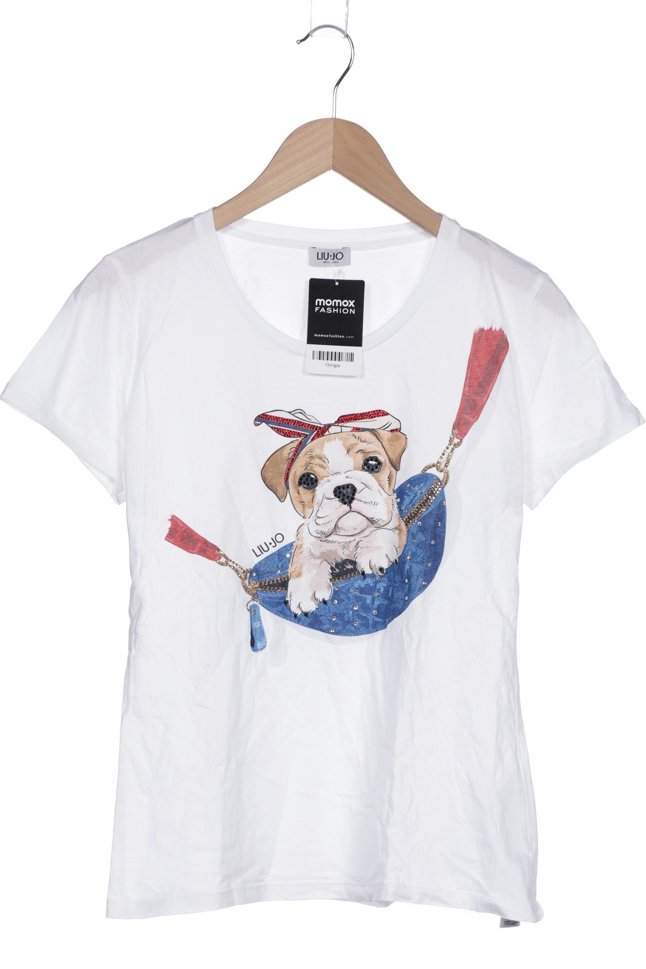 

LIU JO Damen T-Shirt, weiß, Gr. 38