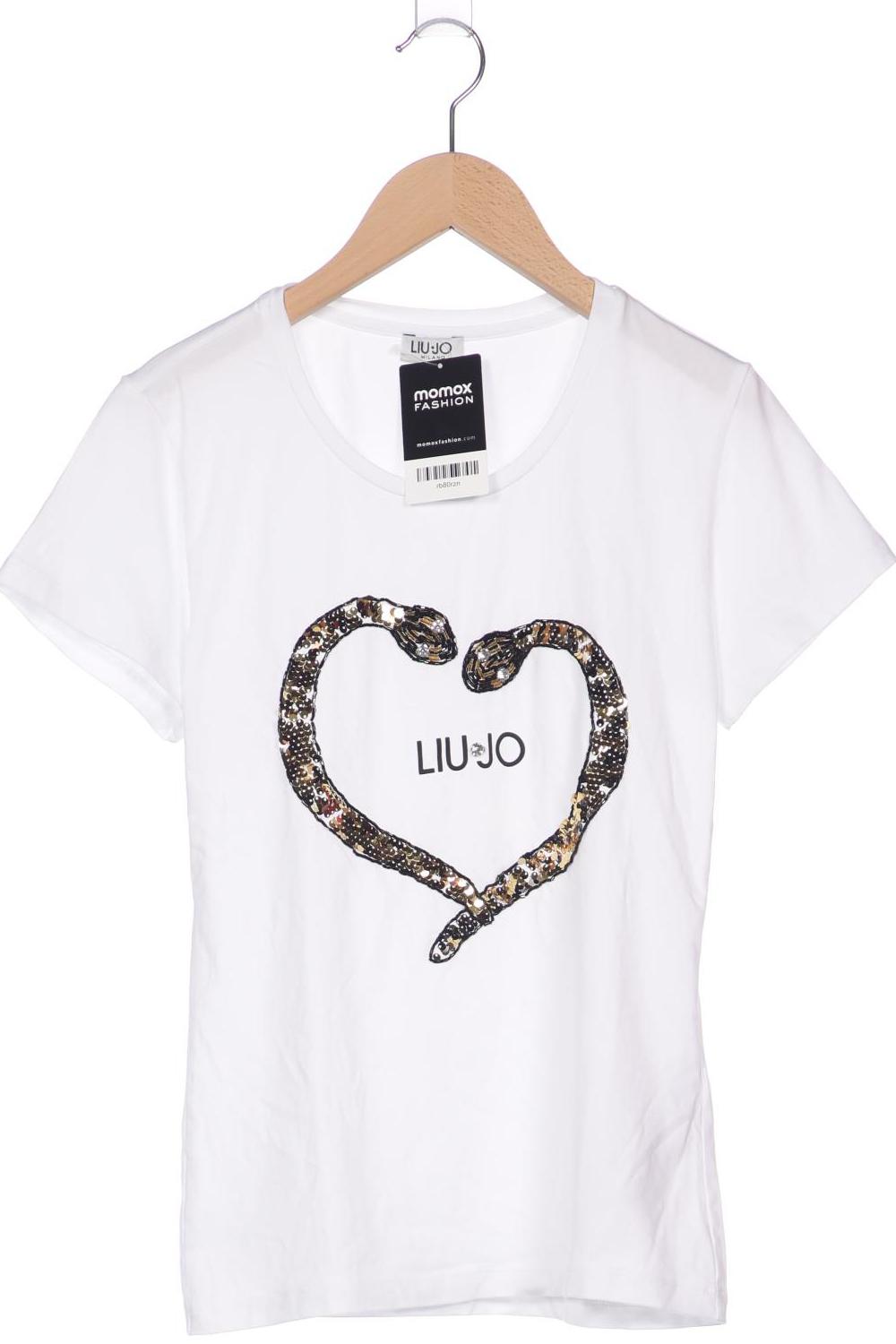 

LIU JO Damen T-Shirt, weiß, Gr. 36