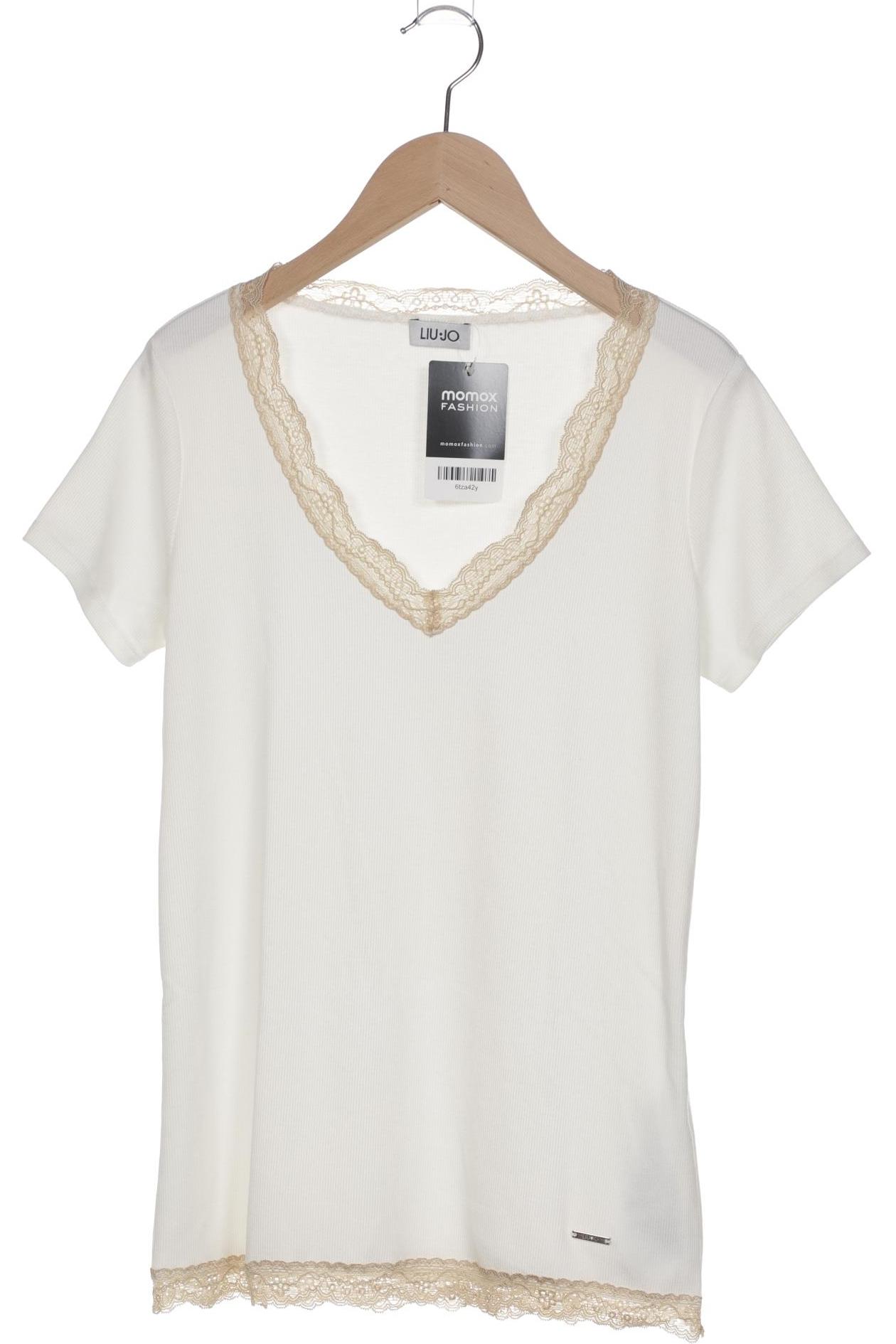

LIU JO Damen T-Shirt, cremeweiß, Gr. 38