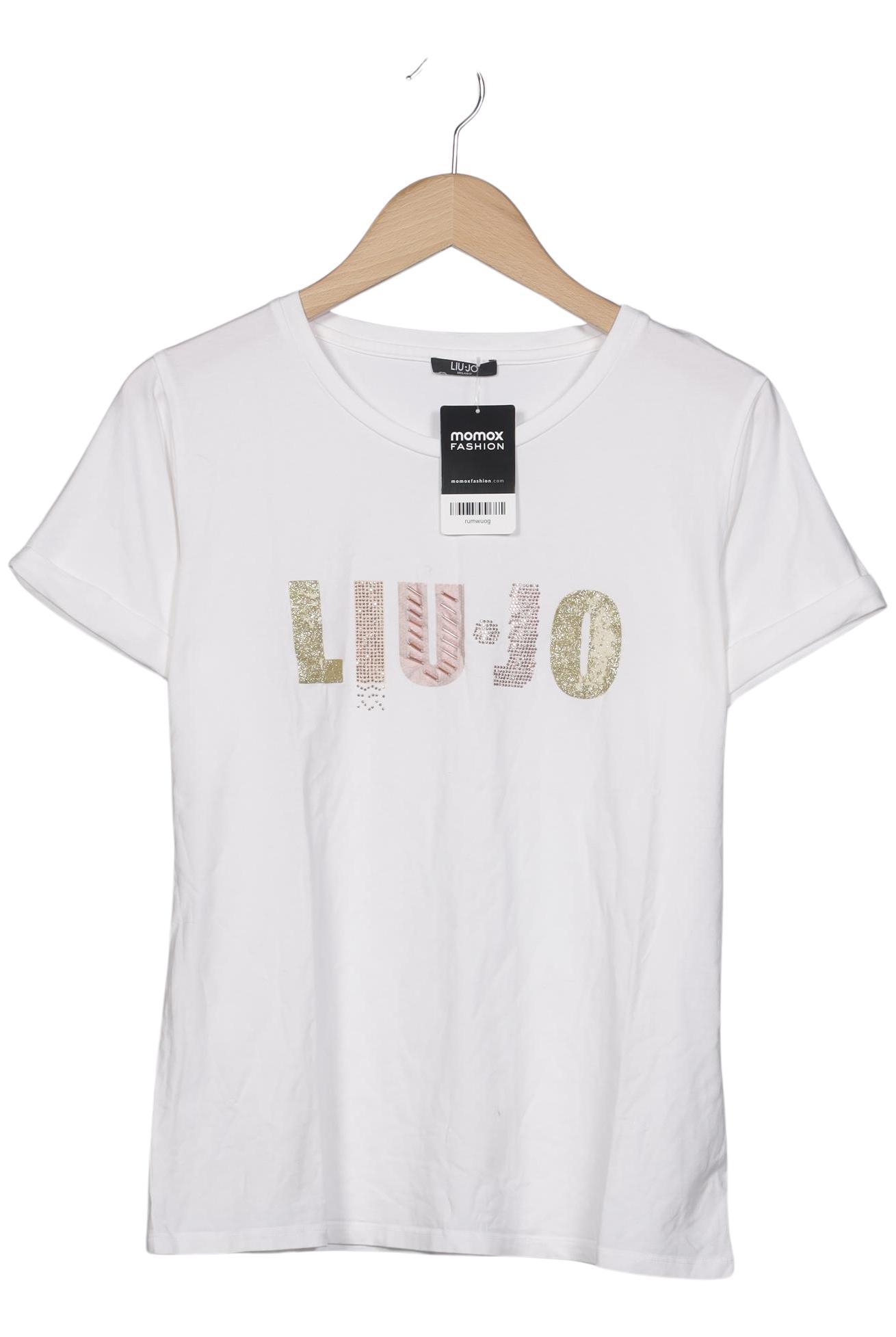 

LIU JO Damen T-Shirt, weiß, Gr. 38