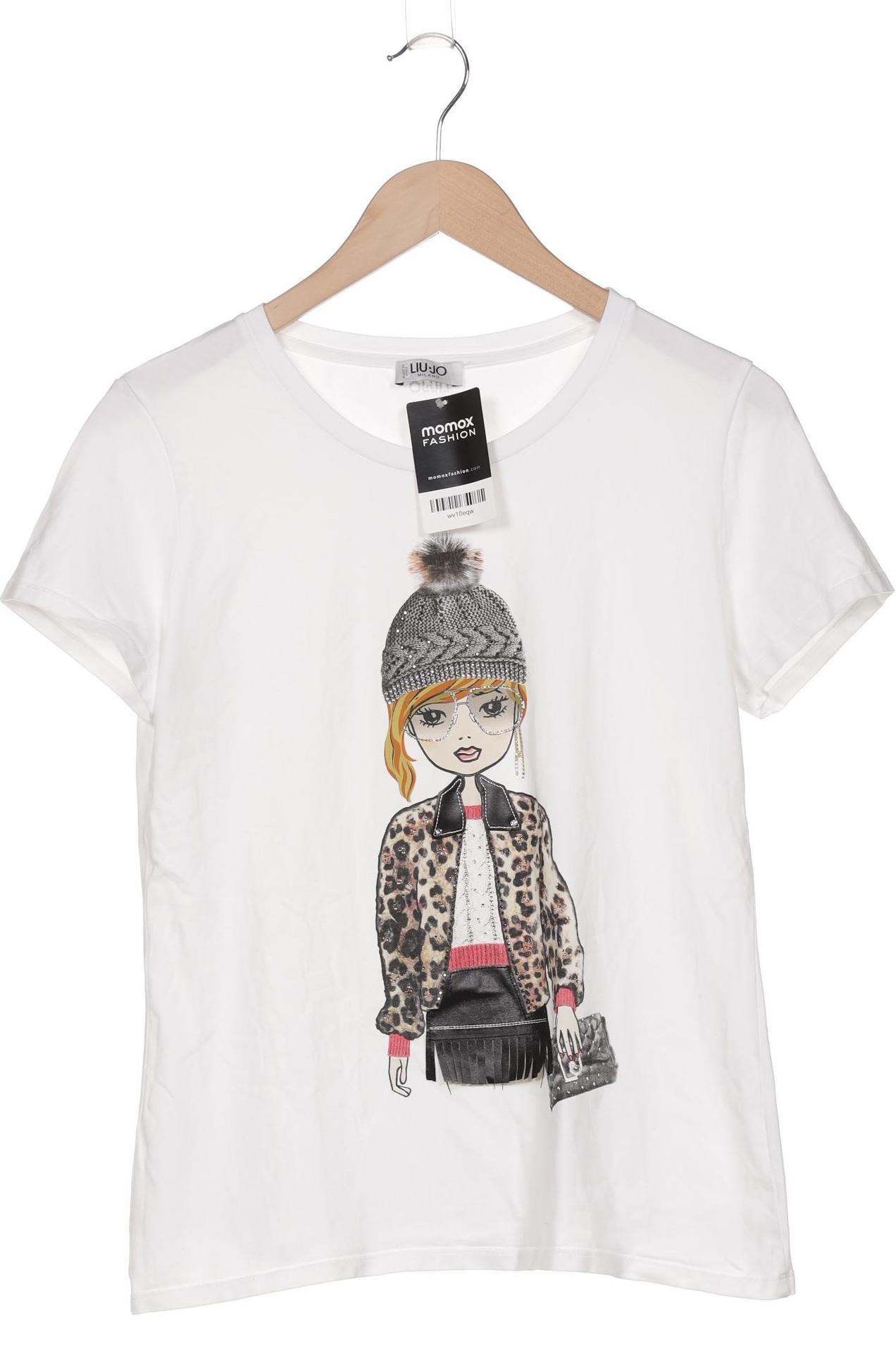 

LIU JO Damen T-Shirt, weiß, Gr. 38