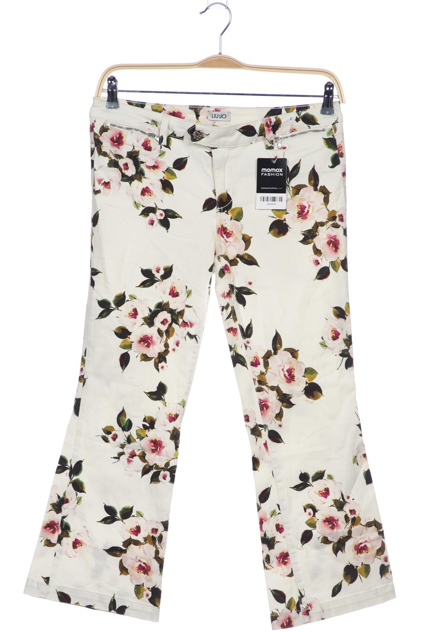 

LIU JO Damen Stoffhose, cremeweiß, Gr. 32