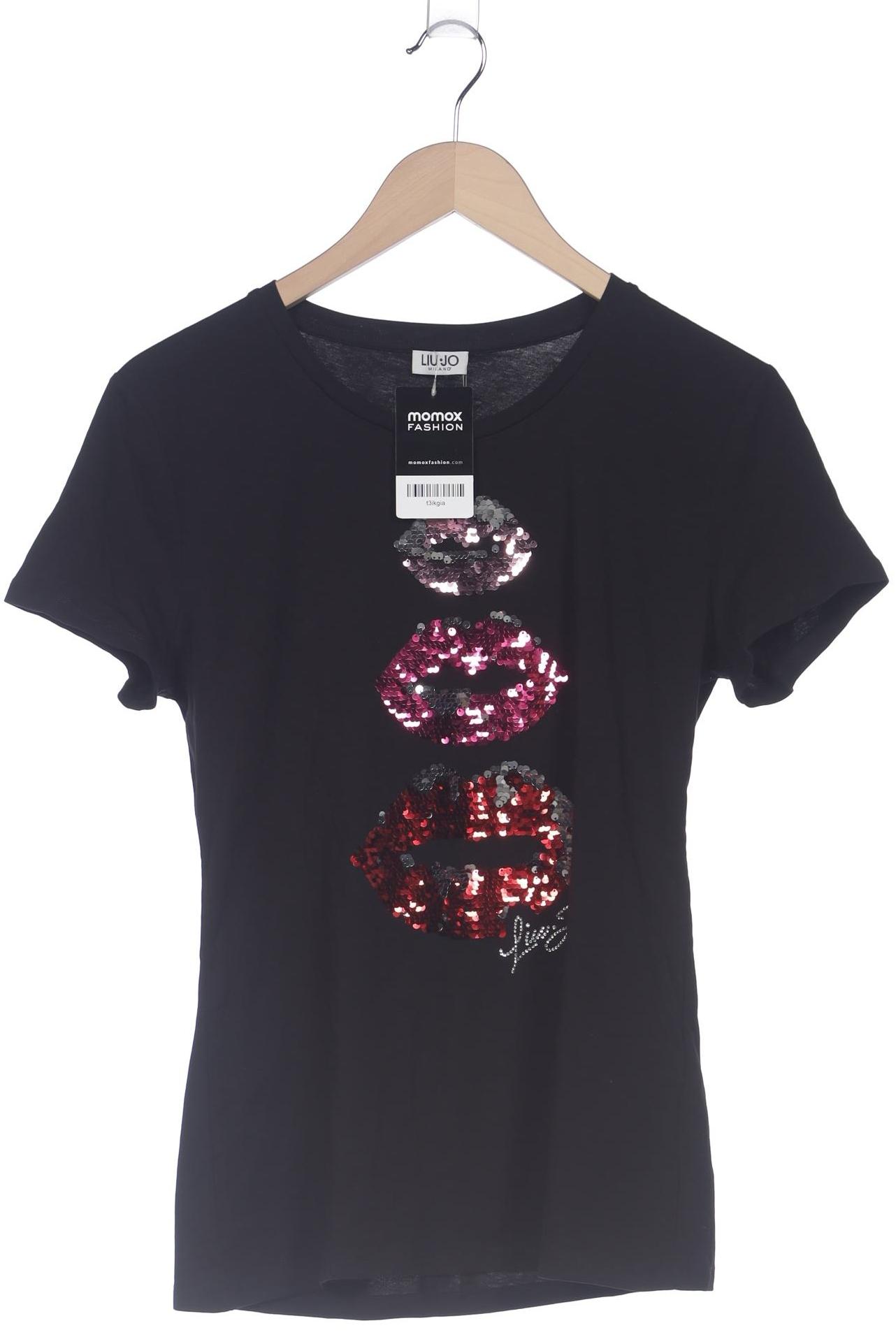 

LIU JO Damen T-Shirt, schwarz, Gr. 42