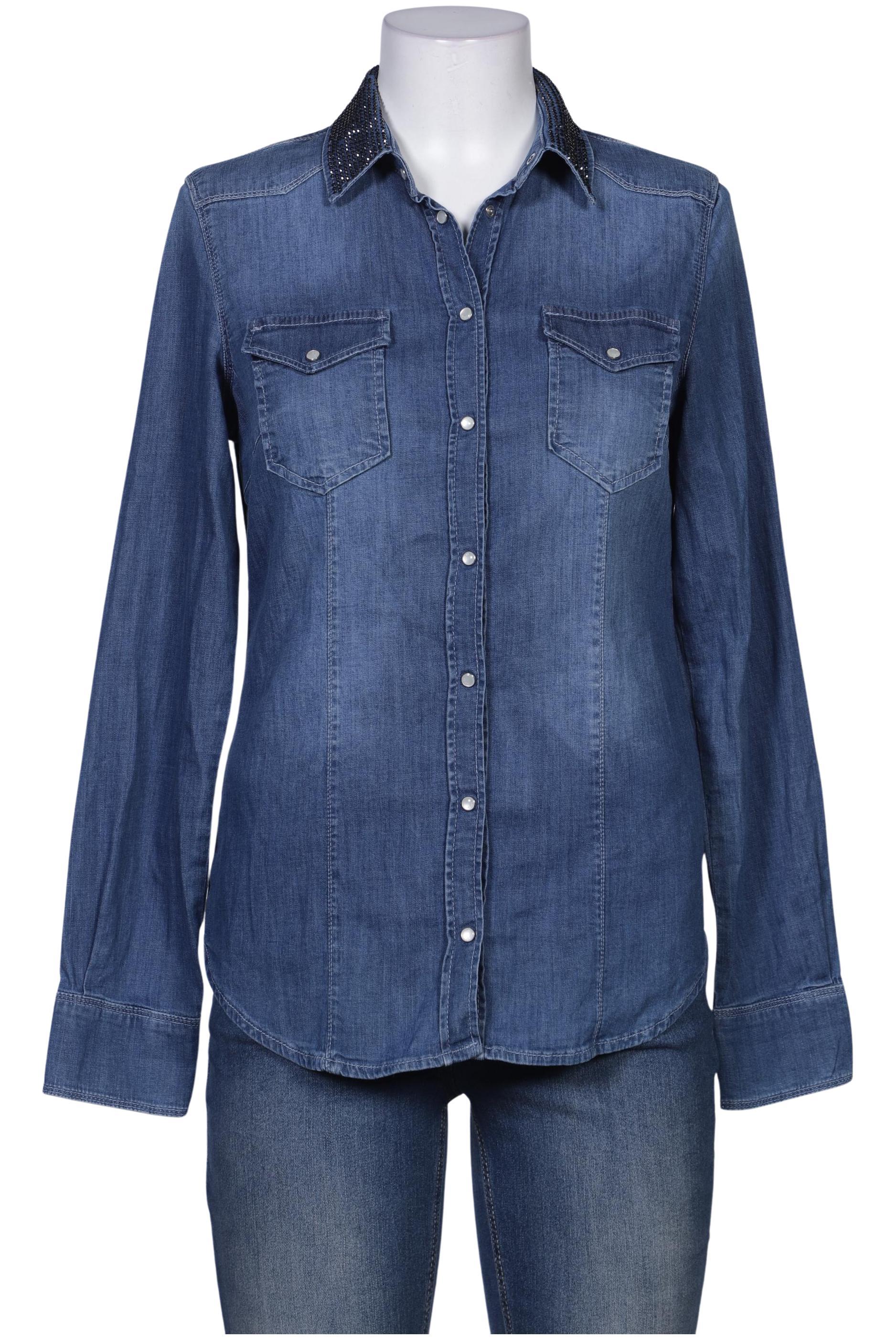 

LIU JO Damen Bluse, blau, Gr. 44