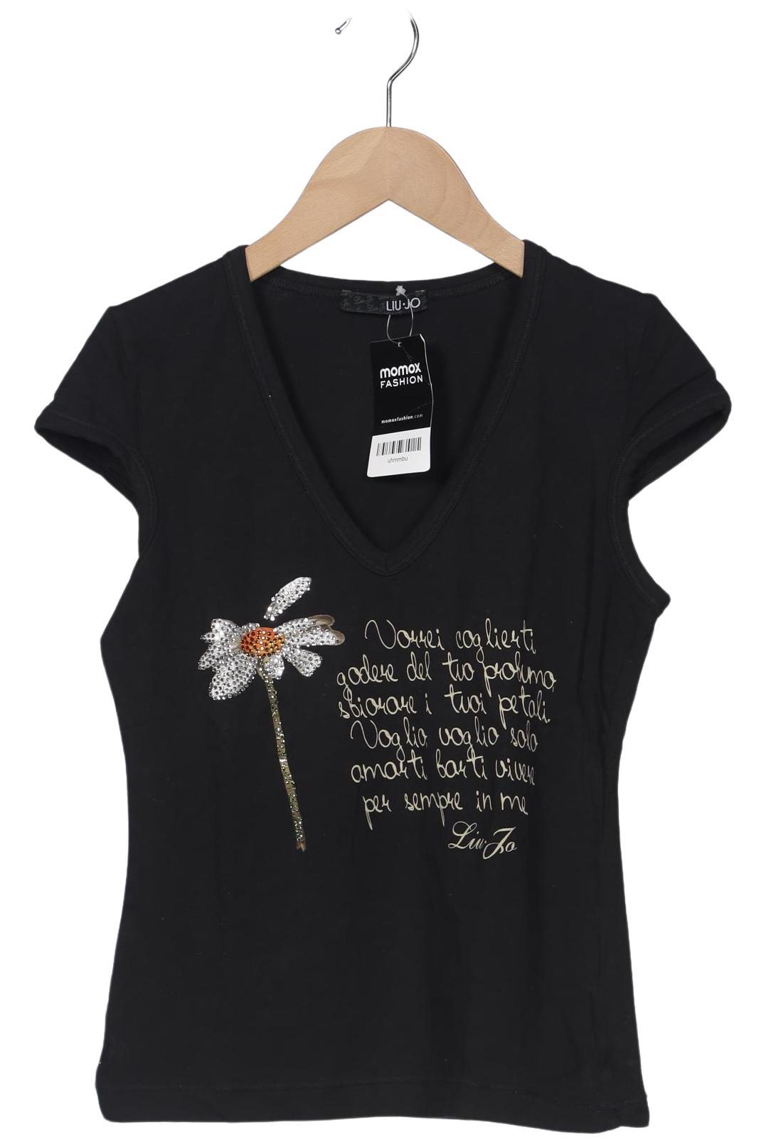 

LIU JO Damen T-Shirt, schwarz, Gr. 44