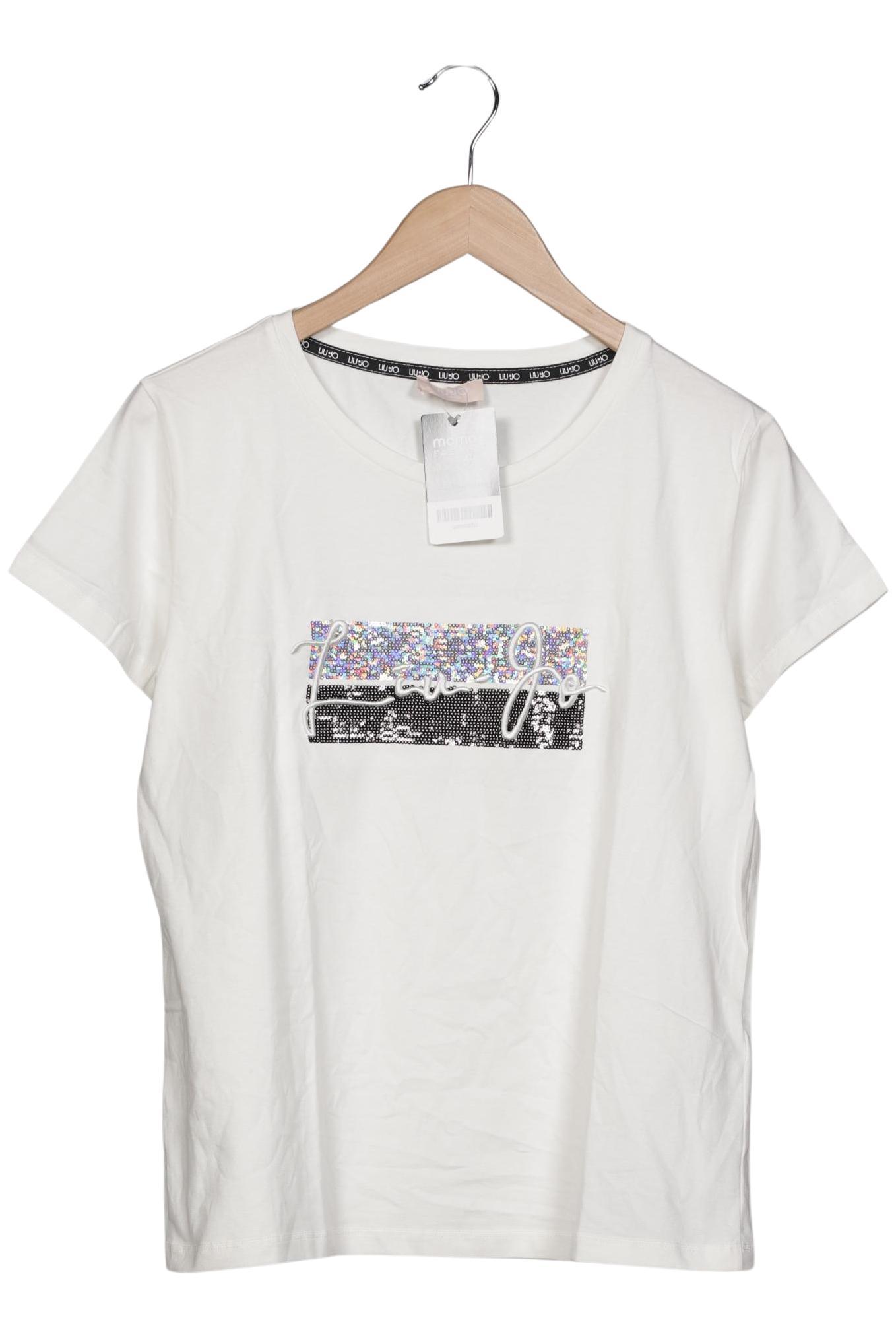 

LIU JO Damen T-Shirt, weiß, Gr. 38