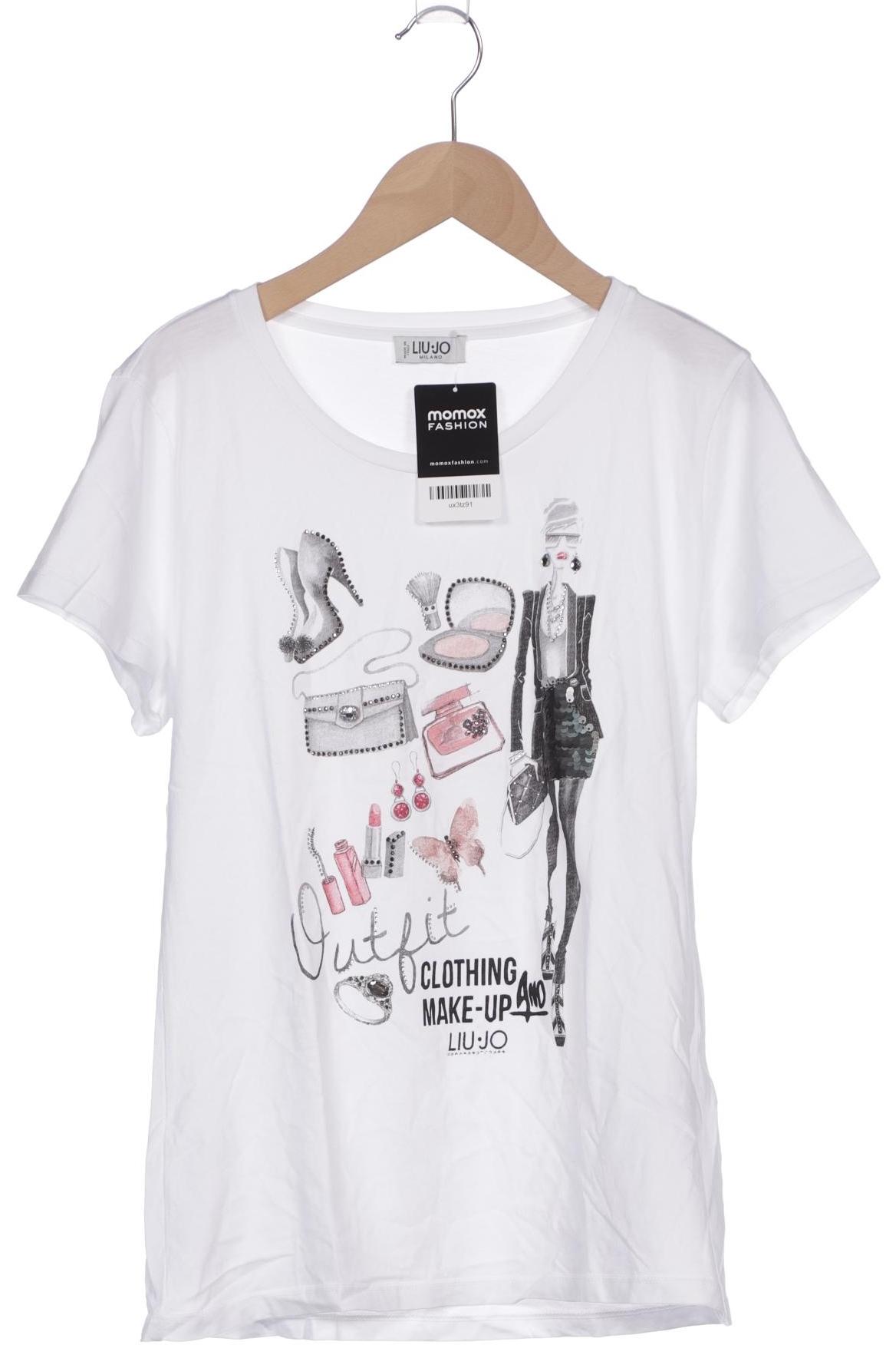 

LIU JO Damen T-Shirt, weiß, Gr. 38