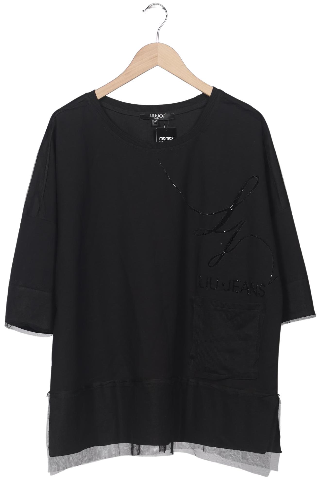 

LIU JO Damen Sweatshirt, schwarz, Gr. 52