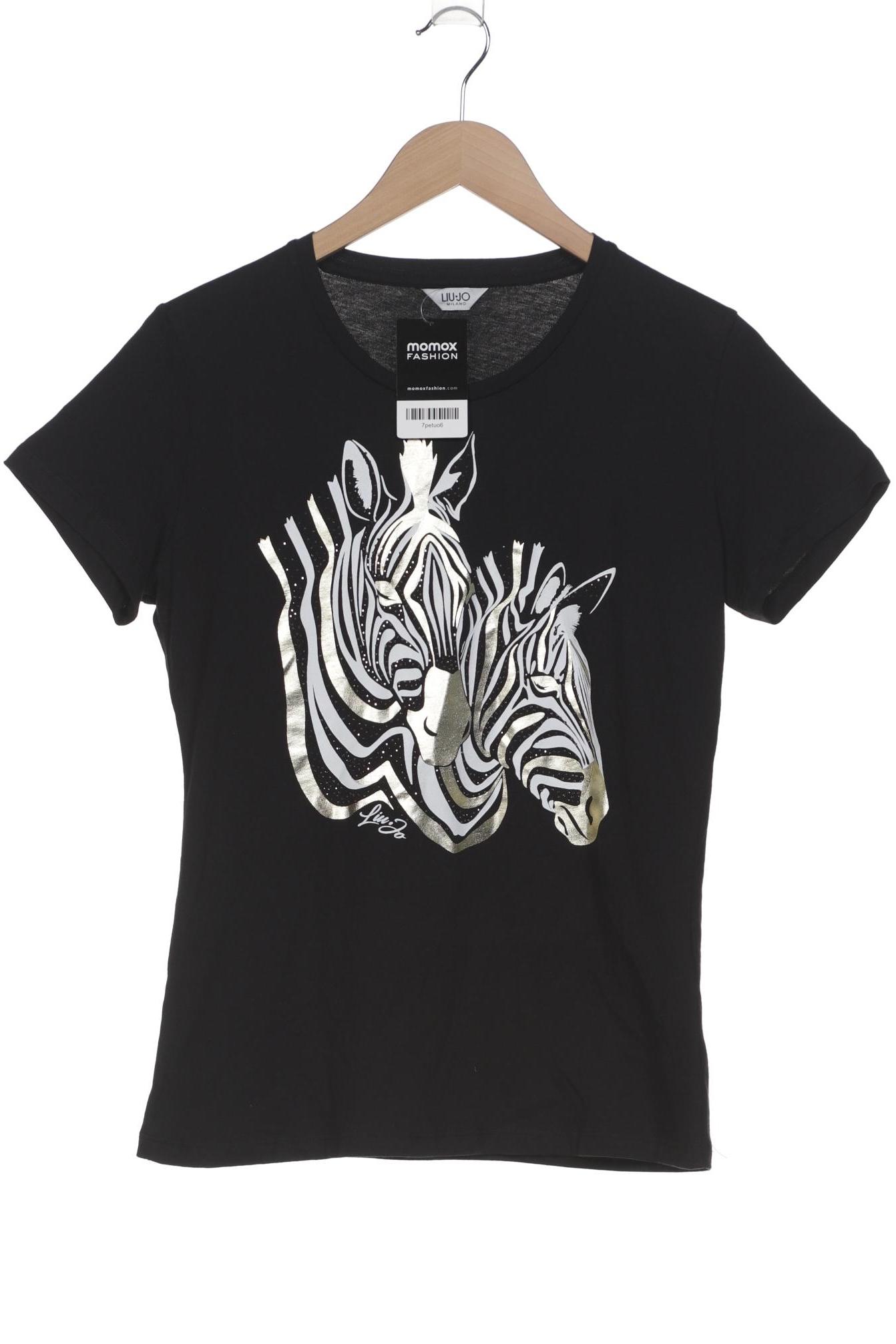 

LIU JO Damen T-Shirt, schwarz, Gr. 38