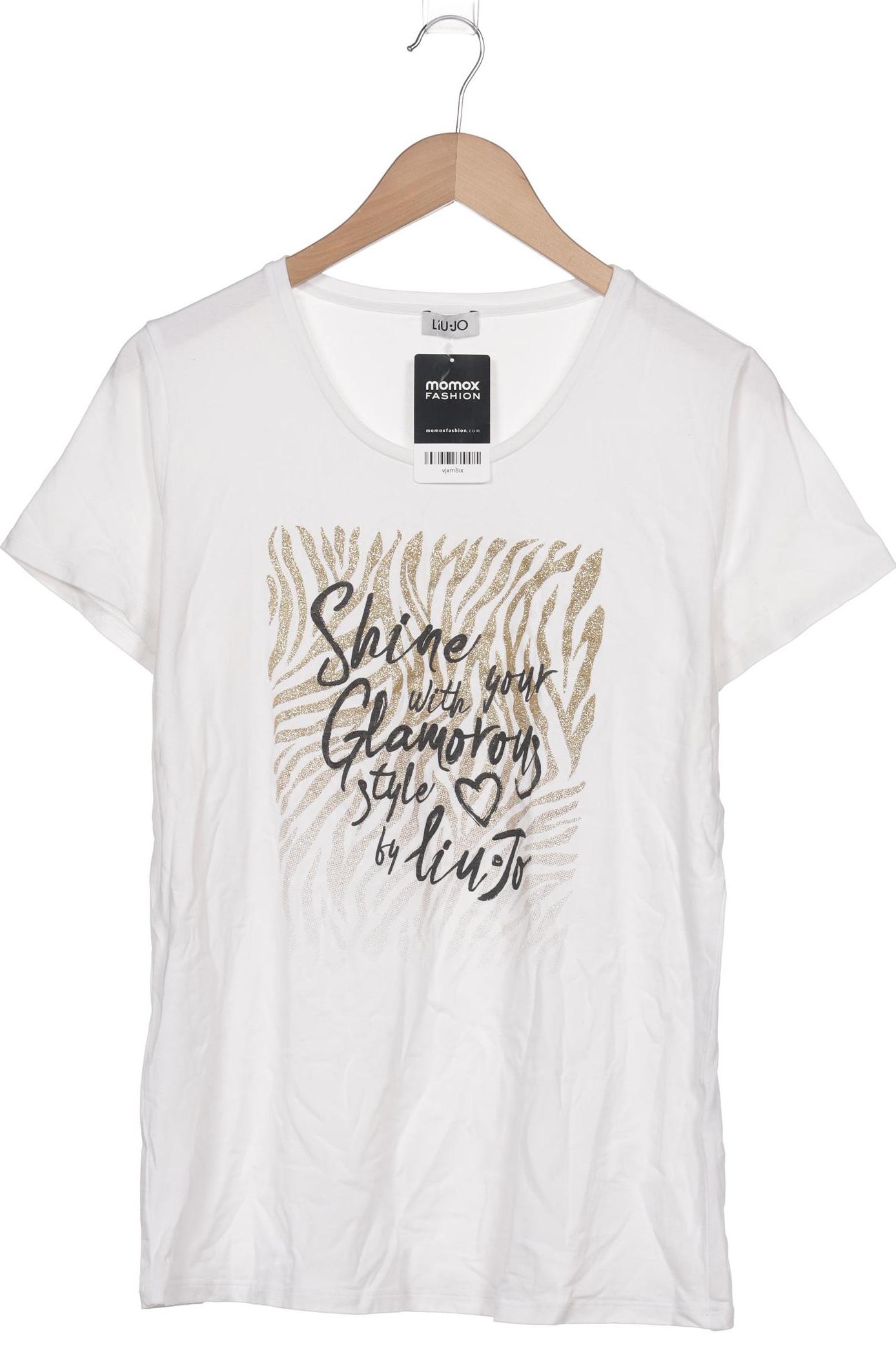 

LIU JO Damen T-Shirt, weiß, Gr. 42