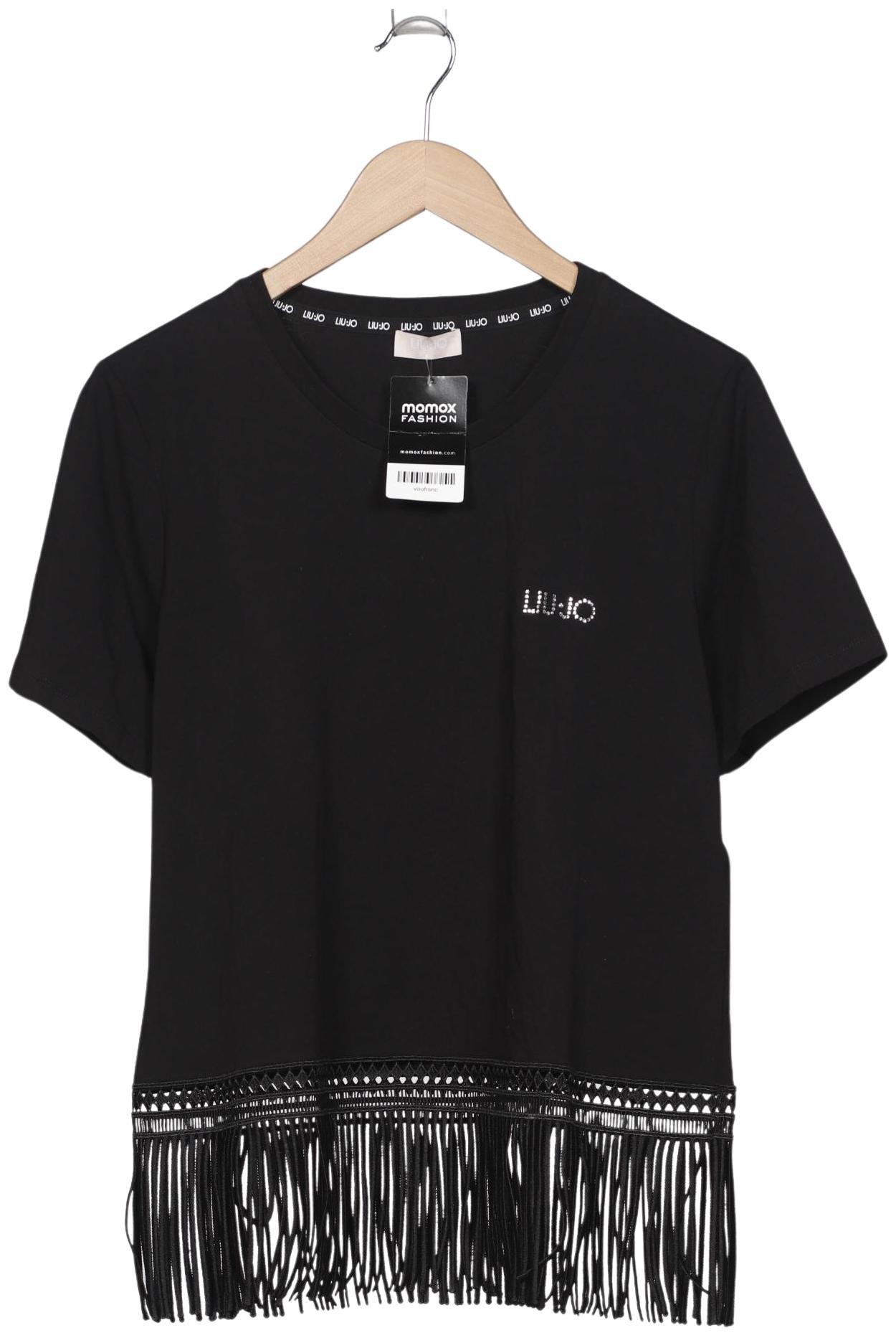 

LIU JO Damen T-Shirt, schwarz, Gr. 38